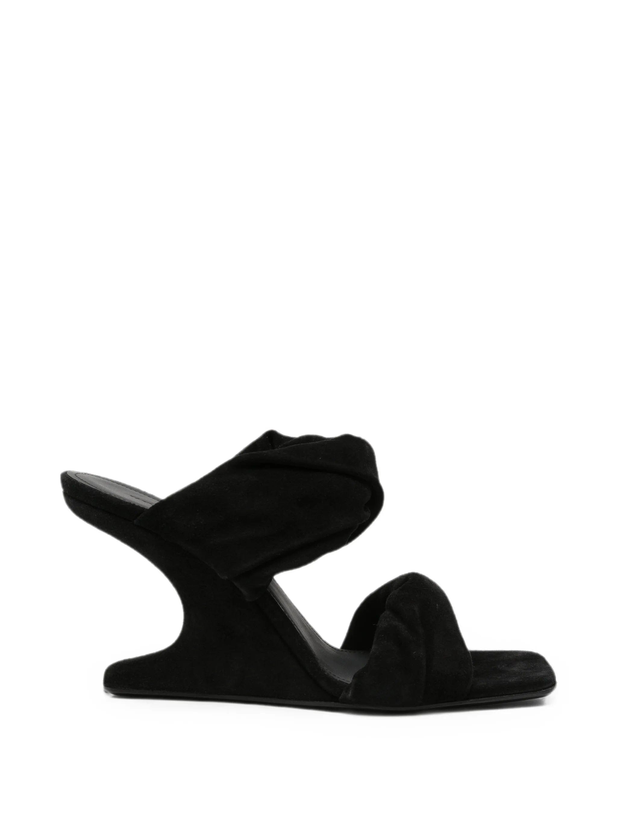 Rick Owens Cantilever suede sandals