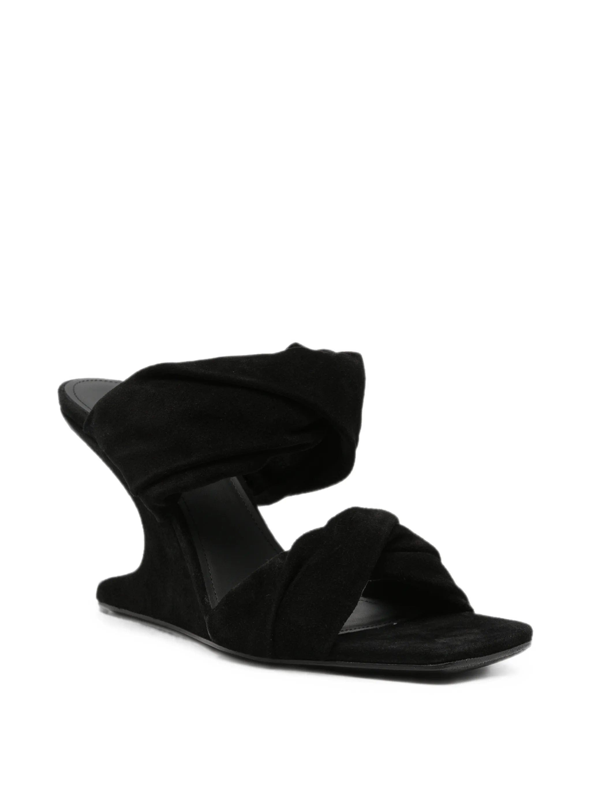 Rick Owens Cantilever suede sandals