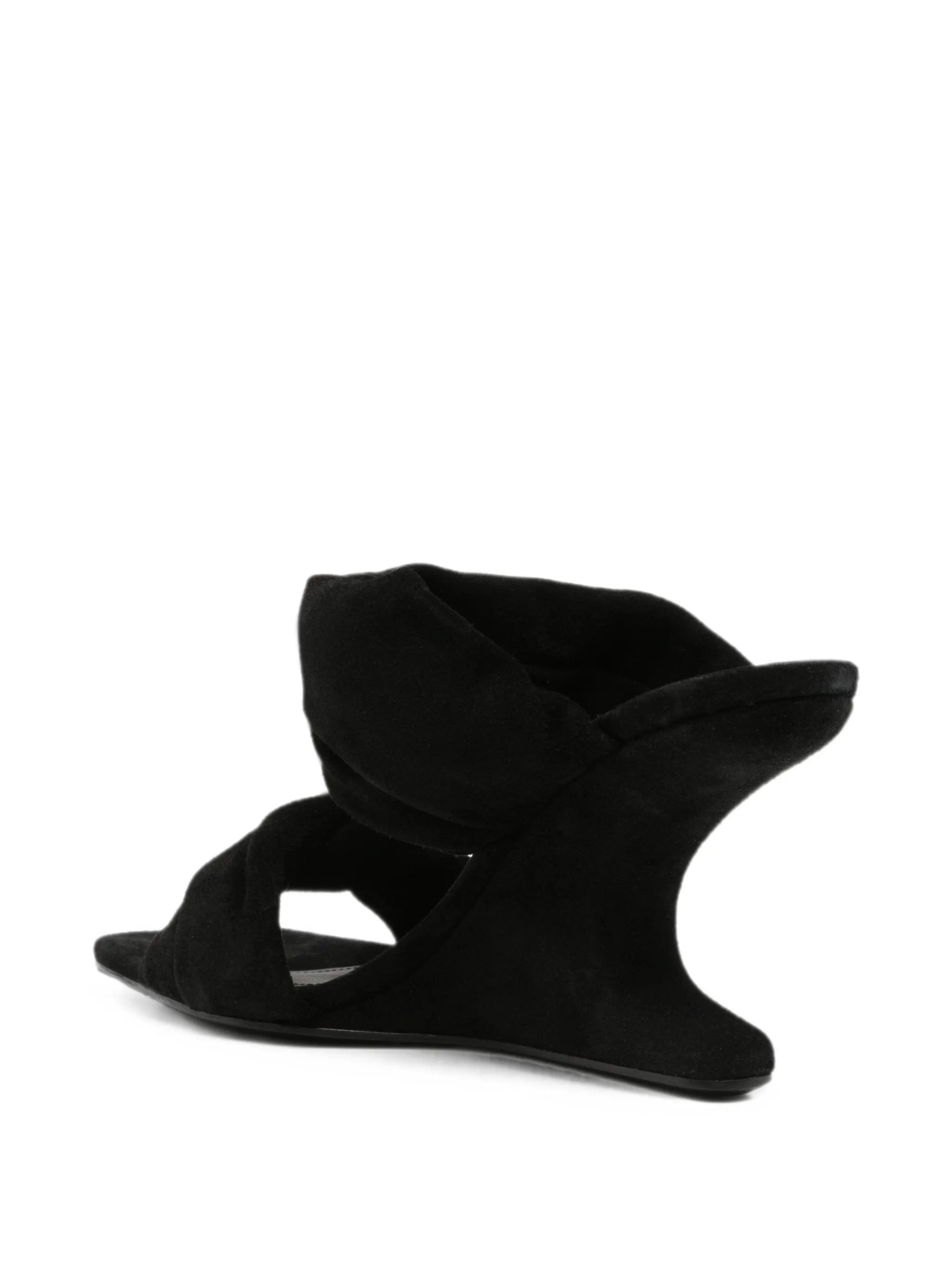Rick Owens Cantilever suede sandals