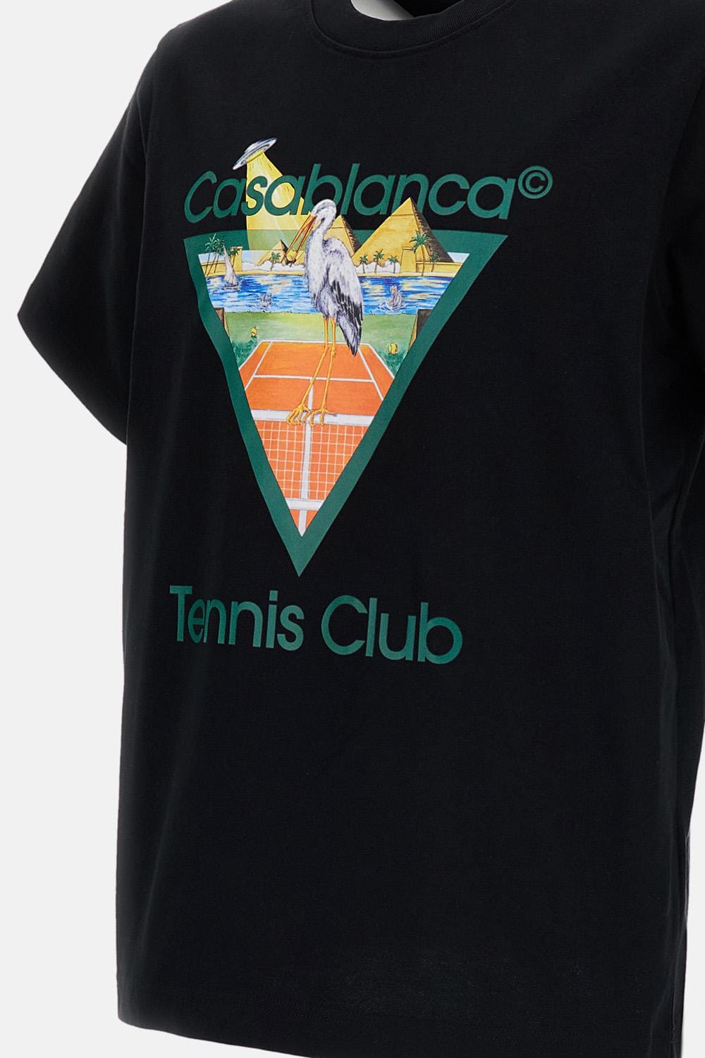 Casablanca MAGLIETTA TENNIS CLUB ICON PRINTED CLASSIC