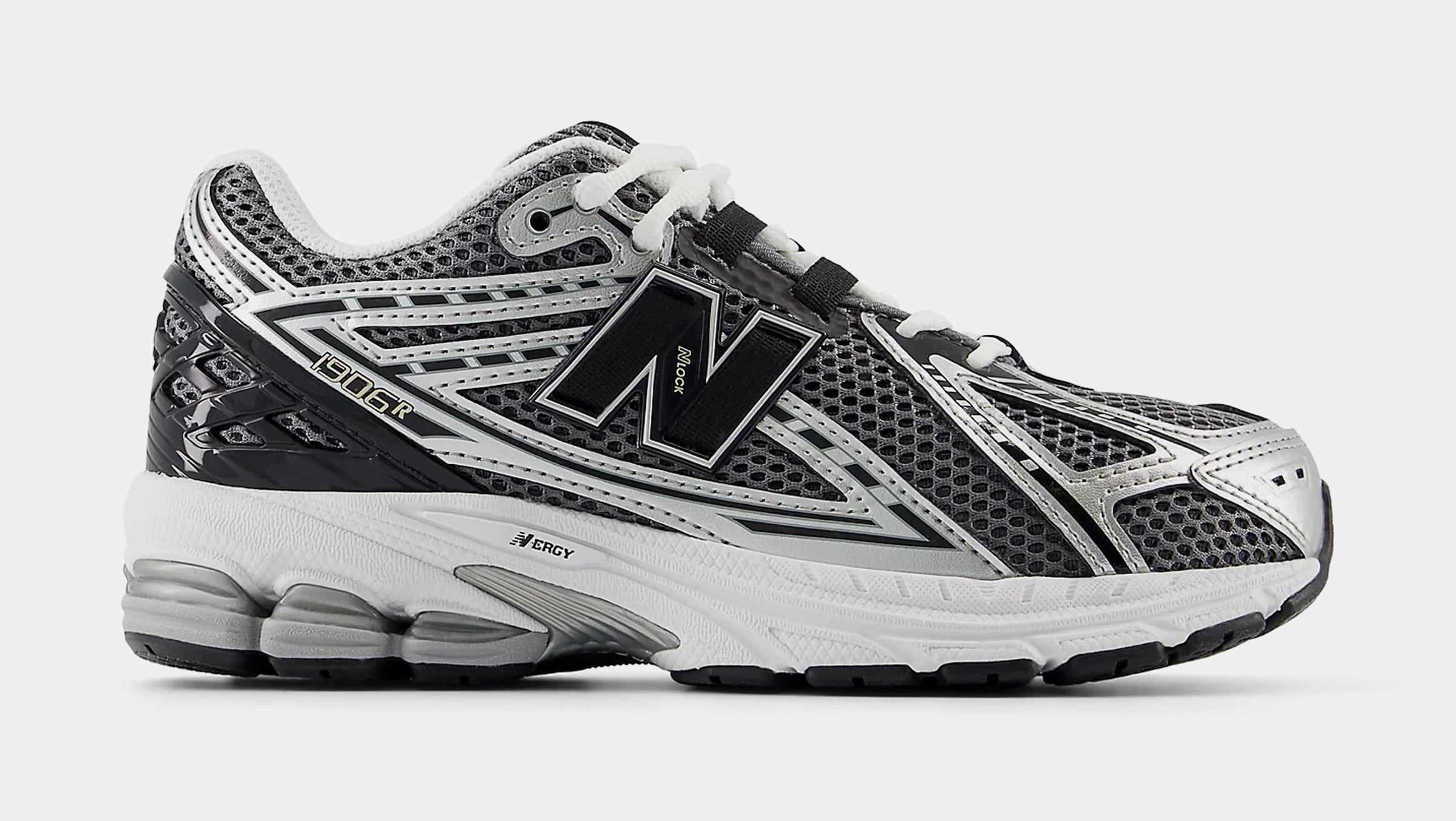 Newbalance 1906R Silver Grey Grade School Running Shoes (Silver Metalic/Black)