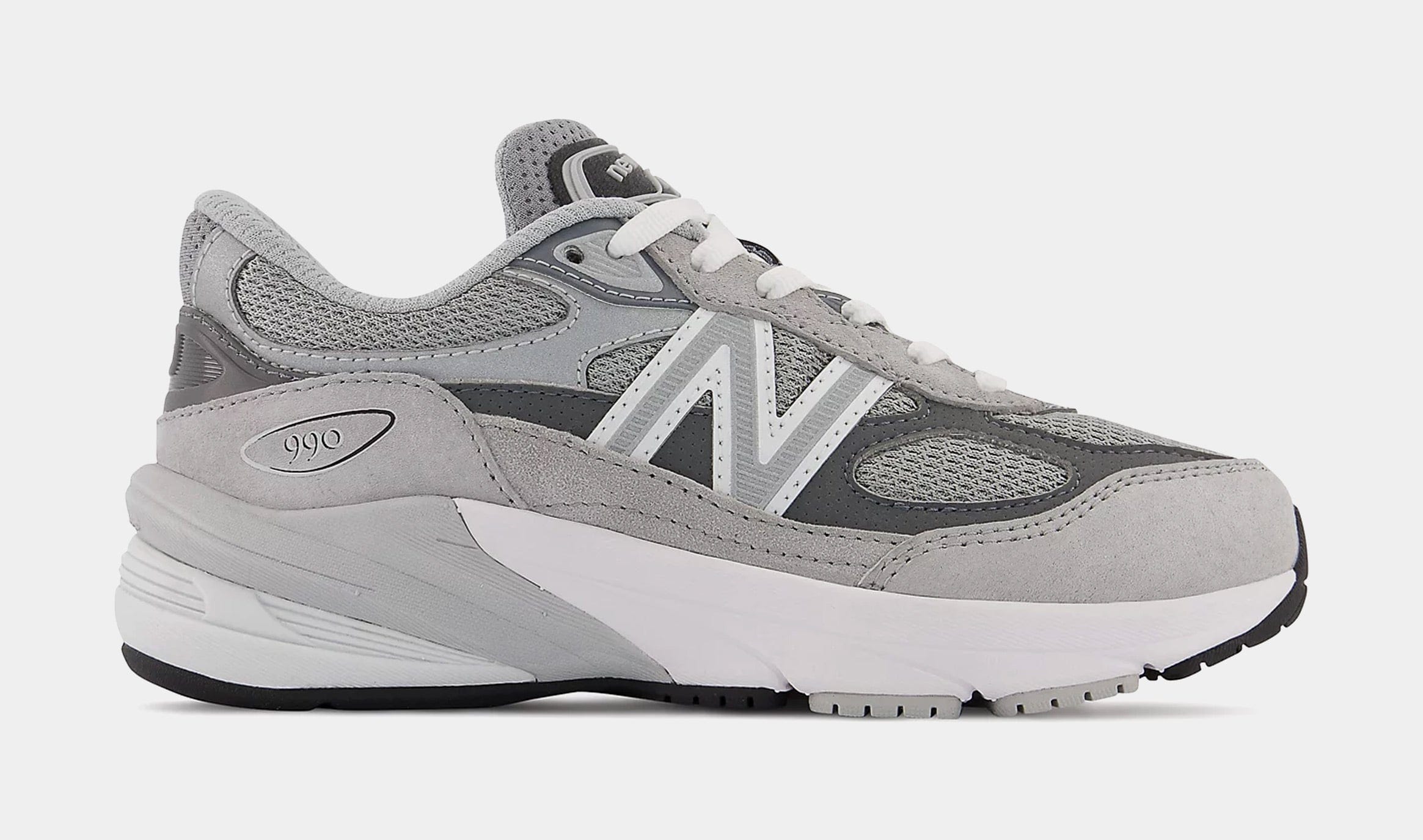 Newbalance FuelCell 990v6 Preschool Running Shoes (Grey/Silver/White)