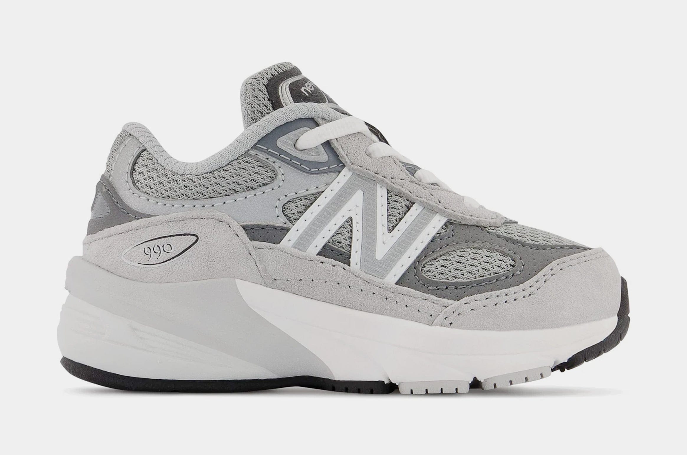 Newbalance 990V6 Infant Toddler Running Shoes (Grey/Silver)