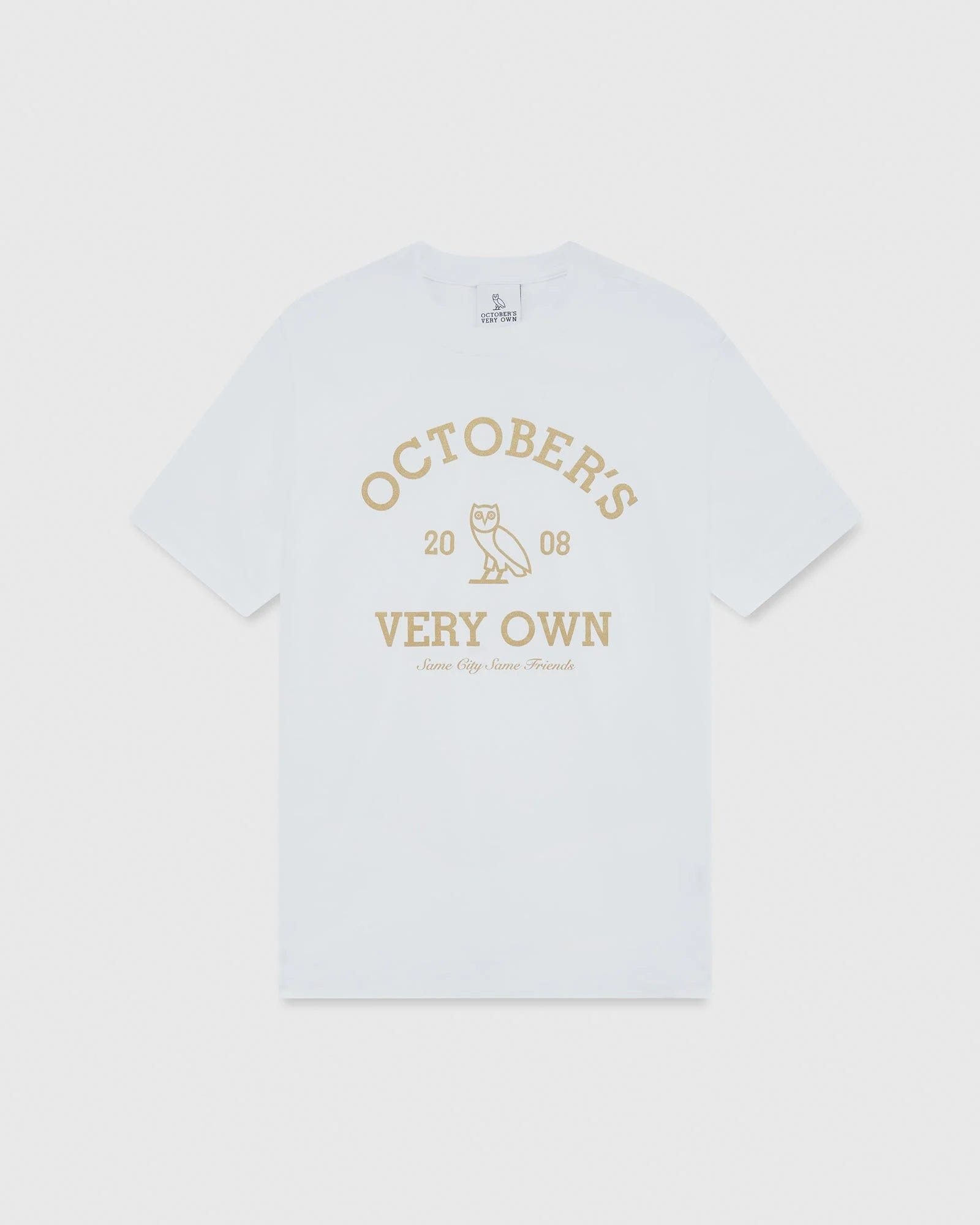 OVO Collegiate Kids T - shirt White / Gold