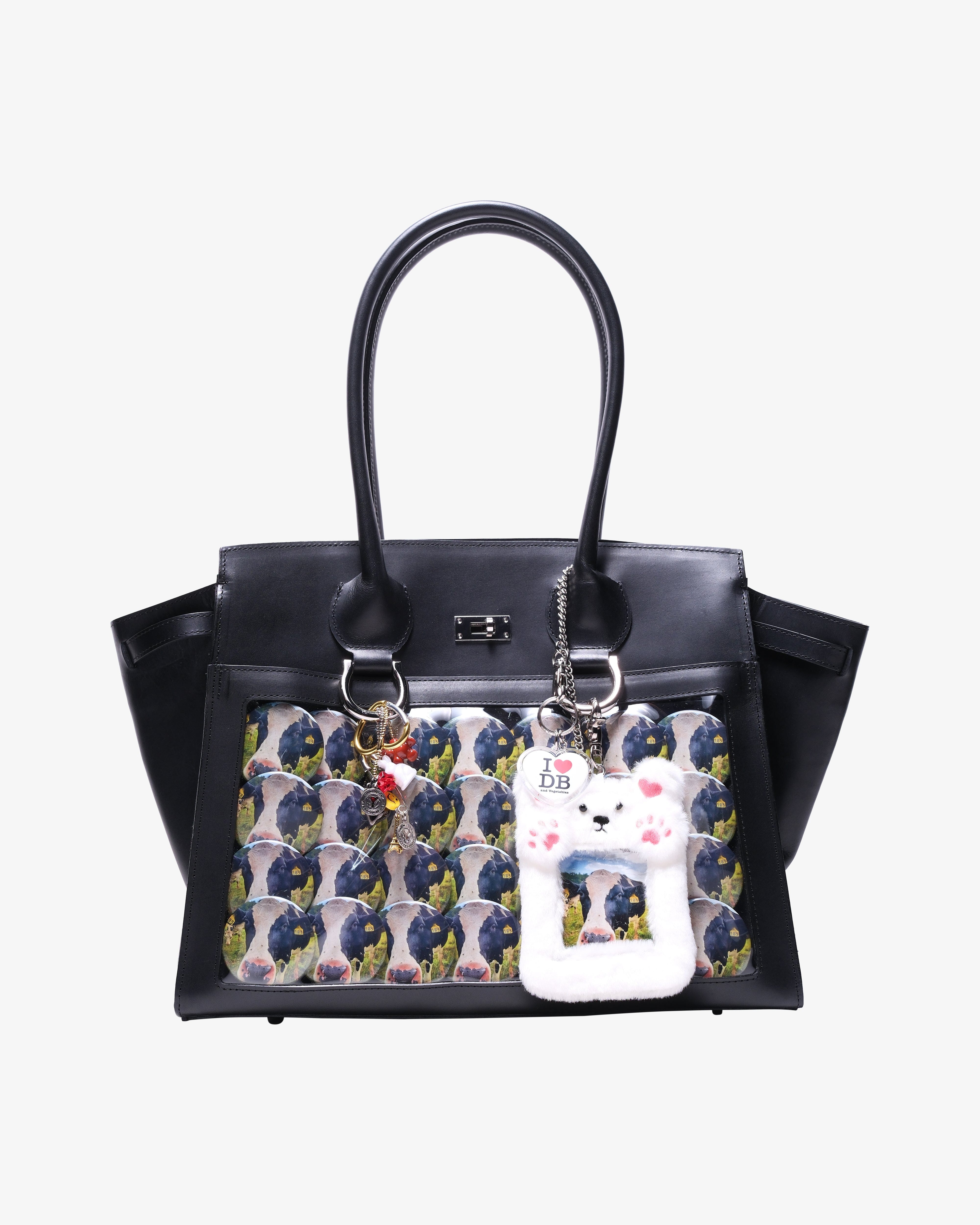 Doublet - Men's Leather Ita Bag - (Black)