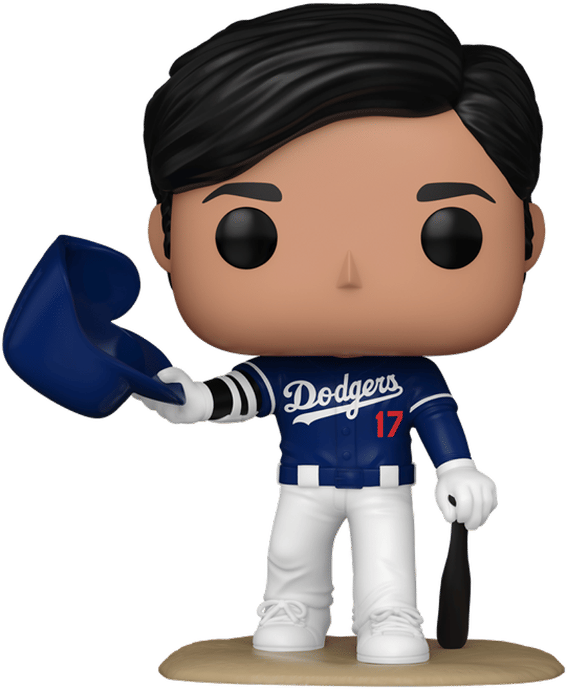 Funko MLB: Dodgers – Shohei Ohtani (Helmet Salute) US Exclusive Pop! Vinyl [RS]