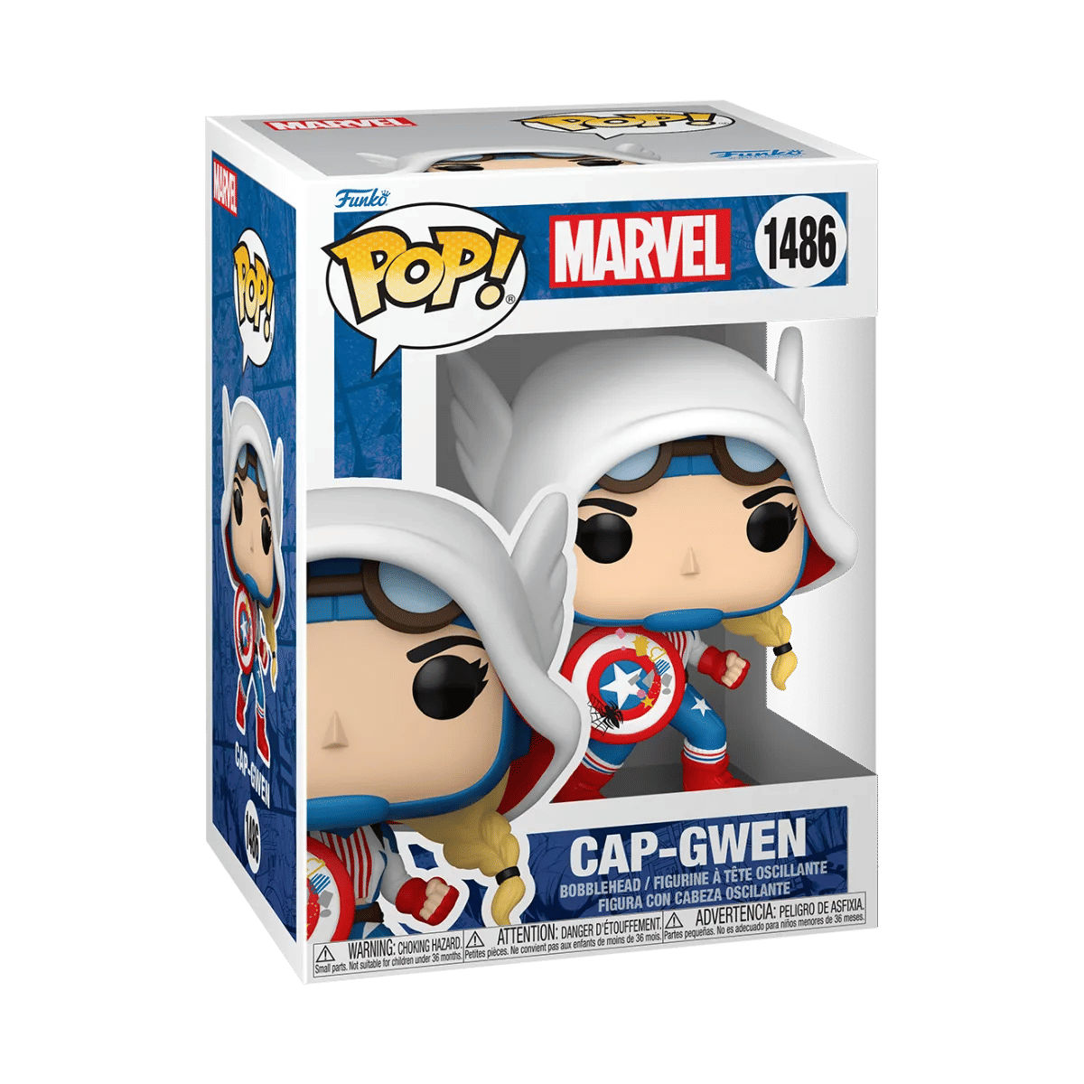 Funko Marvel Comics: Gwen - Verse - Cap - Gwen Pop! Vinyl