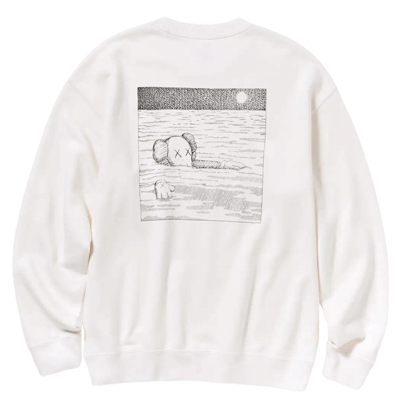 KAWS x UNIQLO UT Graphic Sweatshirt White