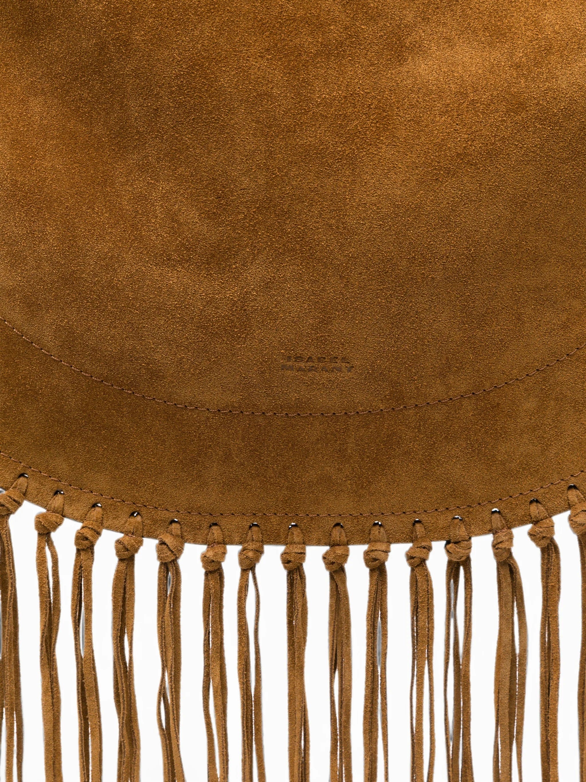 Isabel Marant fringe - trim whipstitch shoulder bag