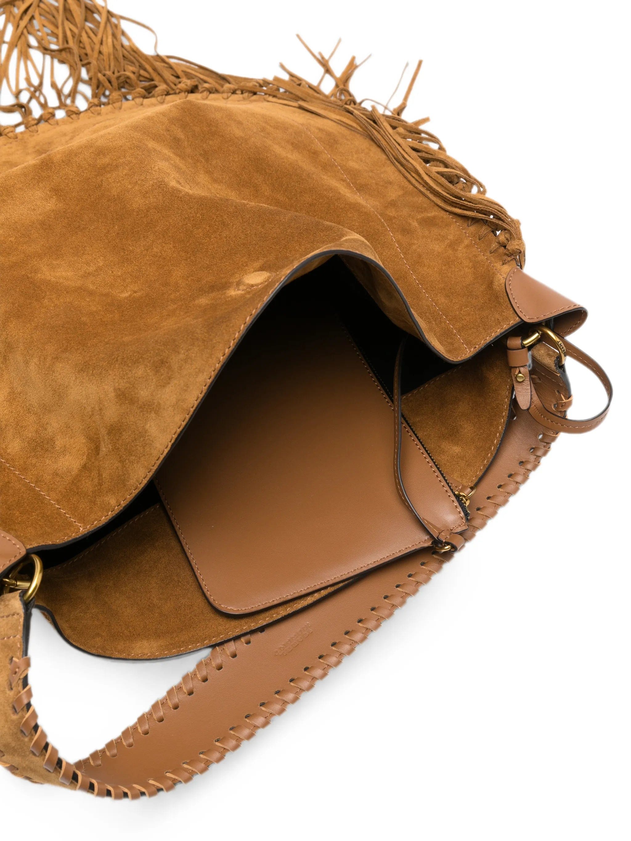 Isabel Marant fringe - trim whipstitch shoulder bag