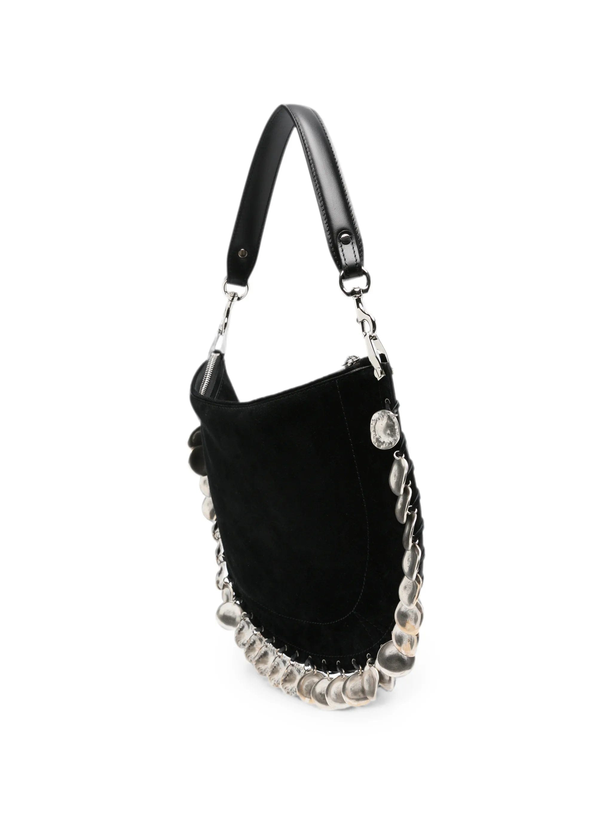 Isabel Marant Oskan coin - embellished suede shoulder bag