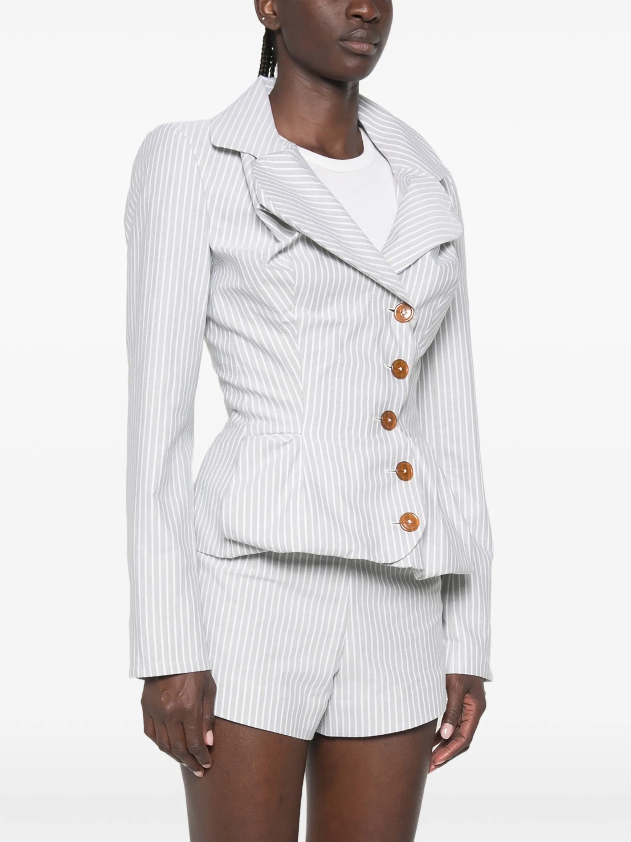 Vivienne Westwood Drunken pinstriped jacket