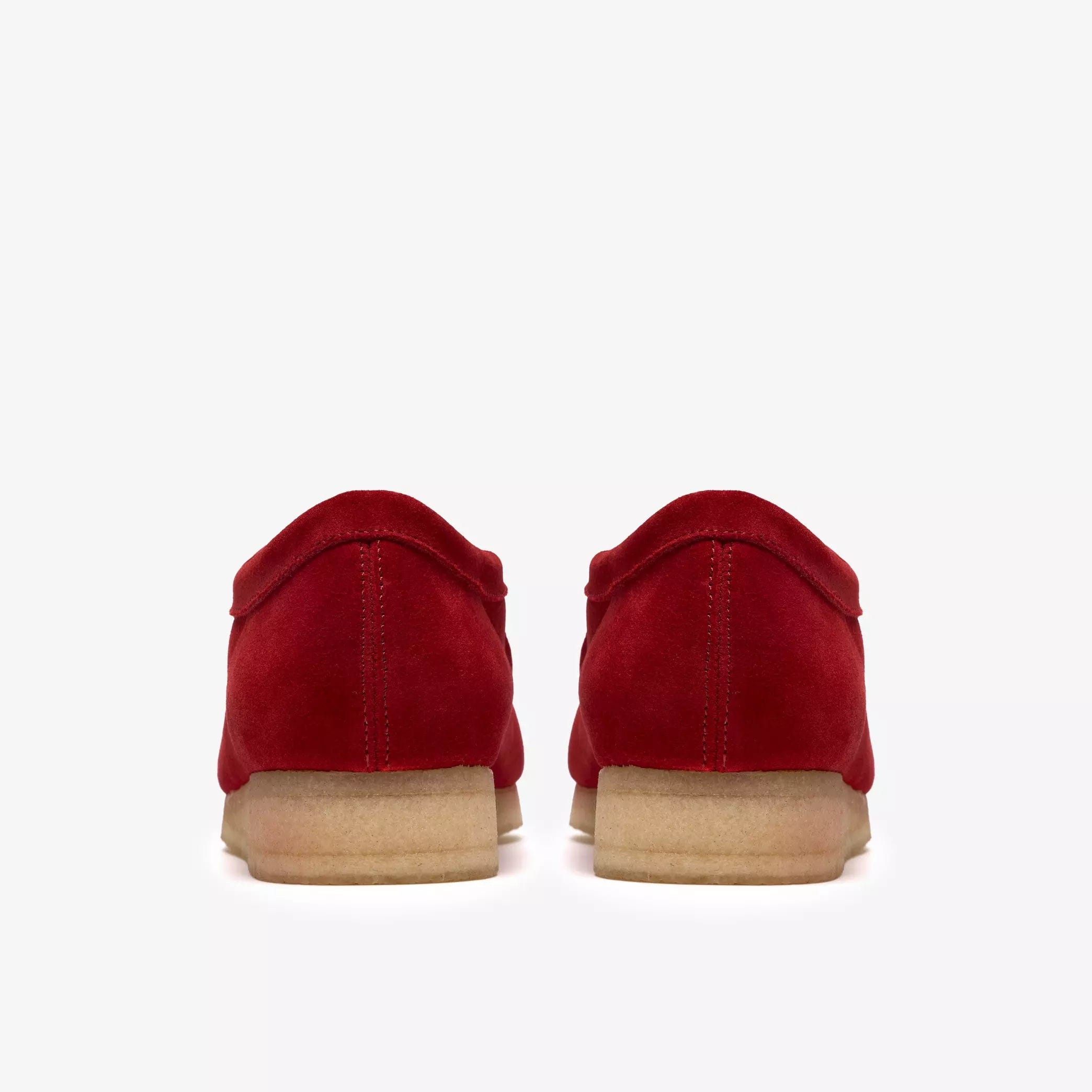 Clarks Wallabee Mens Shoes Color: Deep Red Suede Style: 26186772