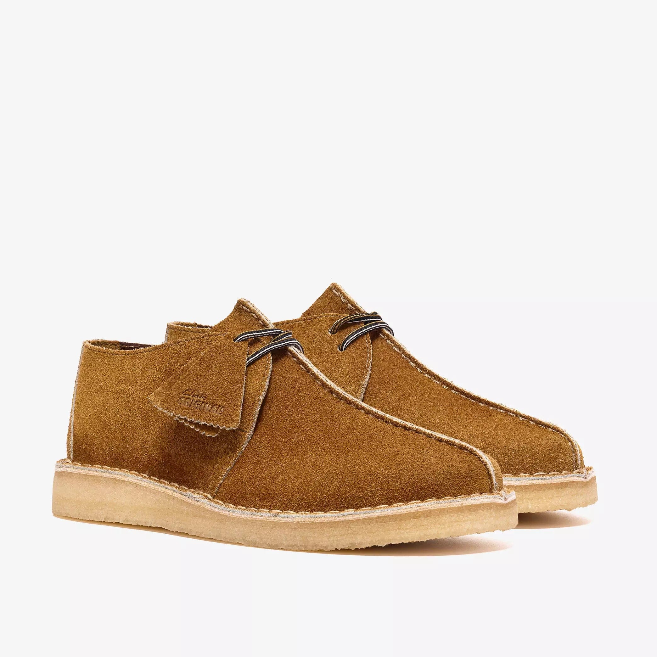 Clarks Desert Trek Mens Shoes Color: Bronze Suede Style: 26185628