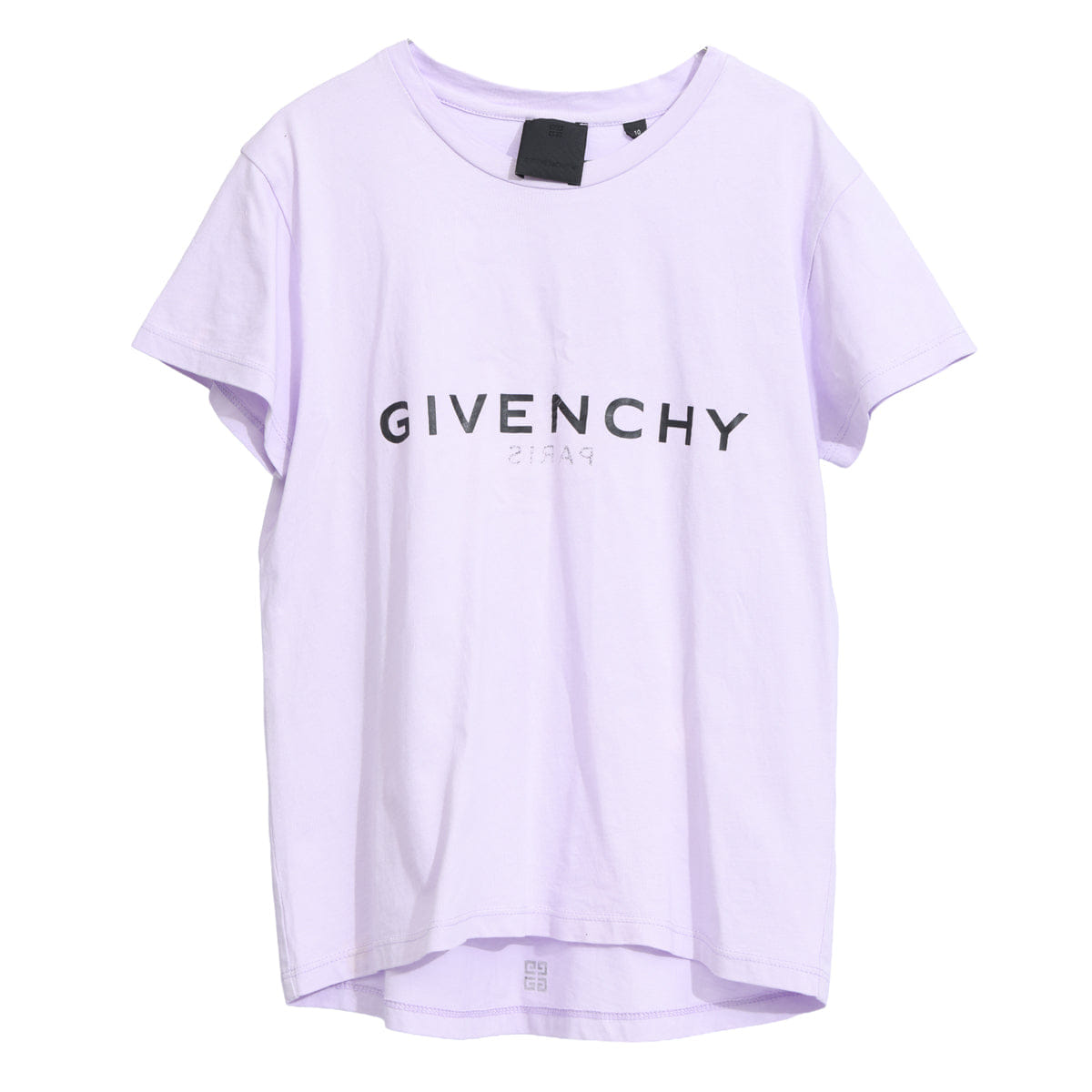 GIVENCHY SIZE : 10 – 11 YEARS LILAC LOGO PRINT T - SHIRT