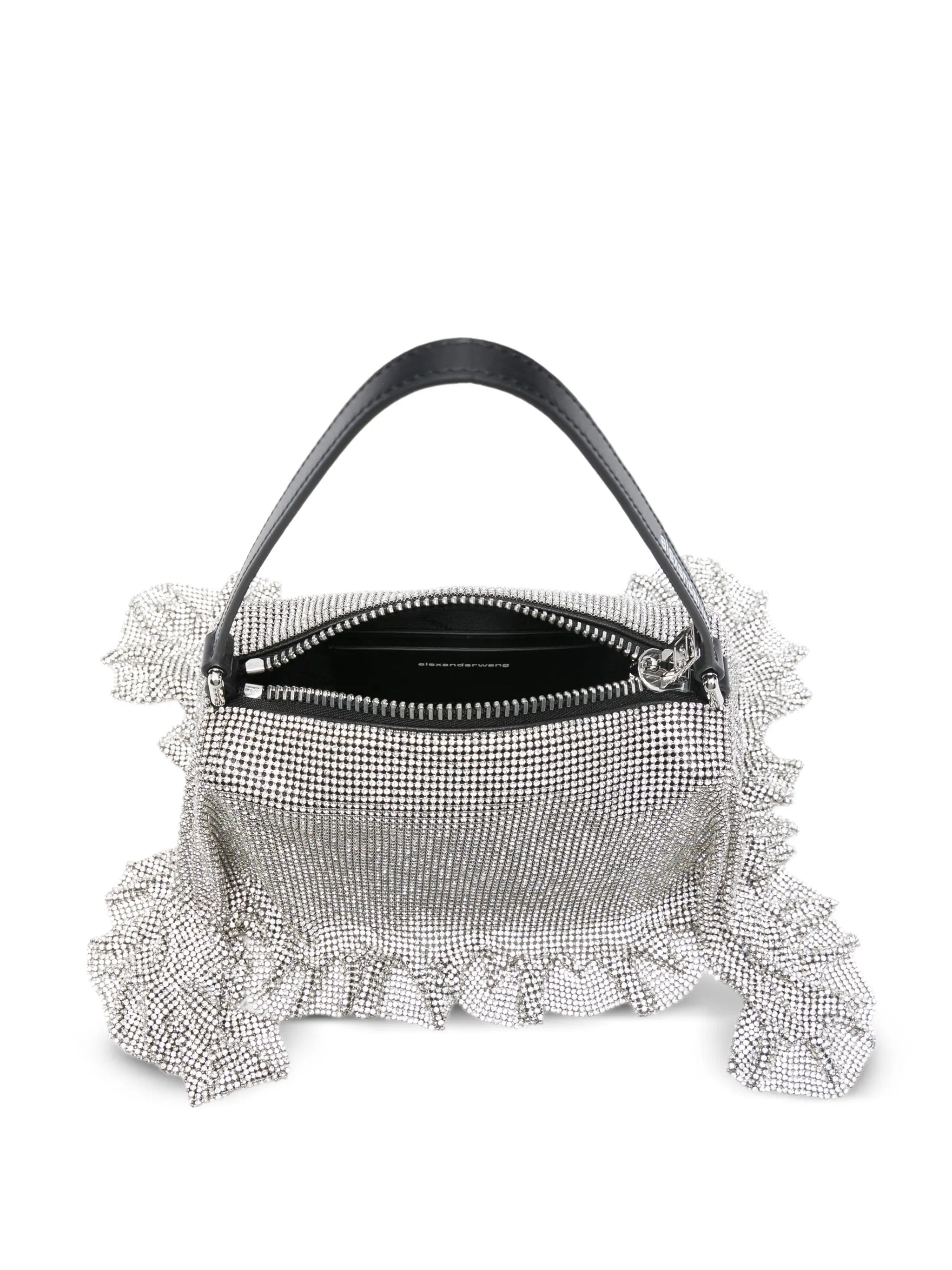 Alexander Wang Divina Pochette Crystal Mesh