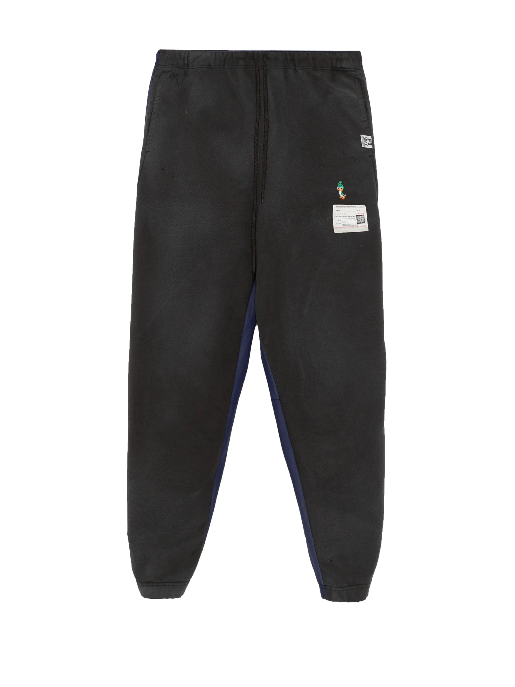 Maison Mihara Yasuhiro patch - detail track pants