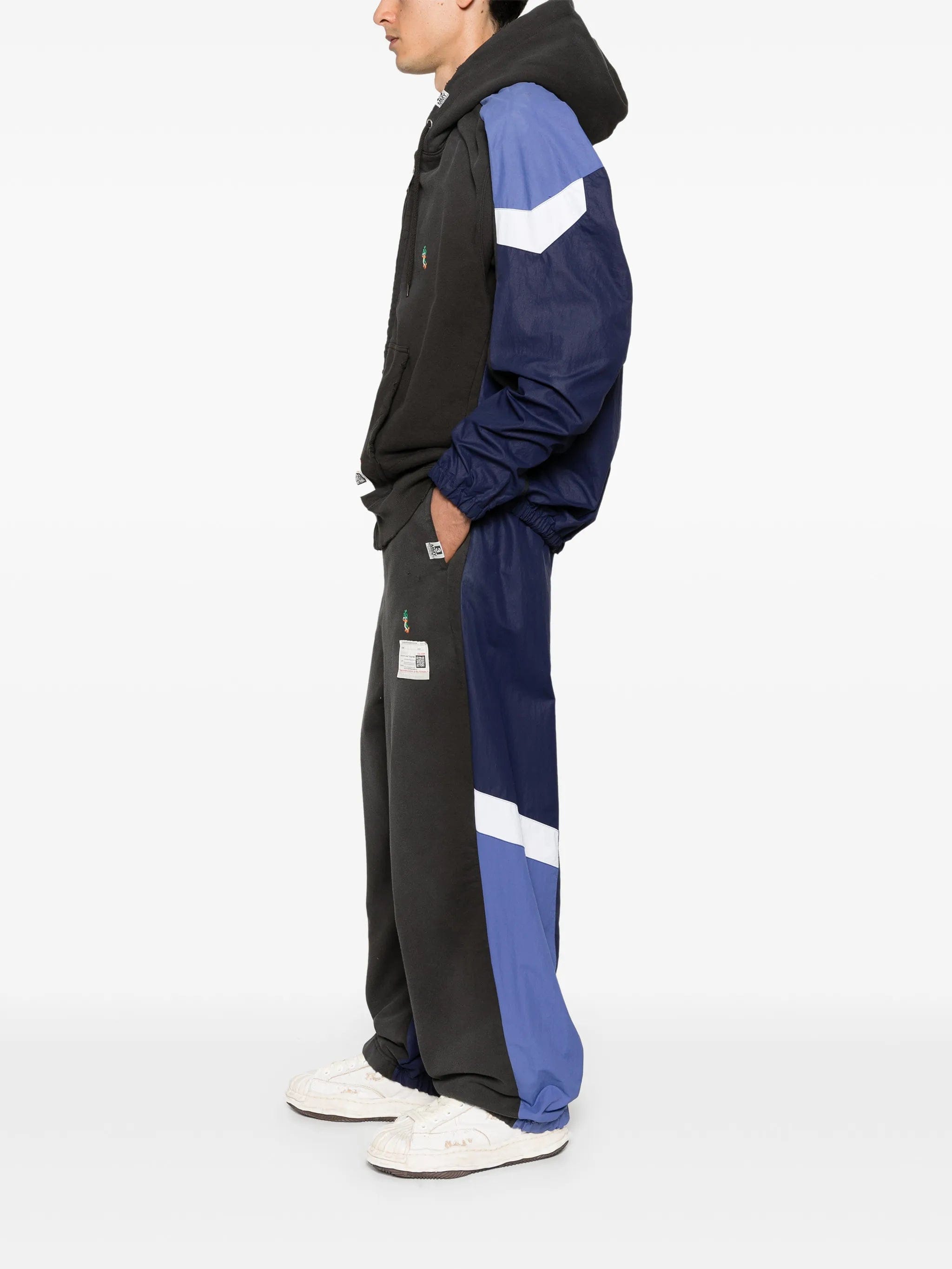Maison Mihara Yasuhiro patch - detail track pants