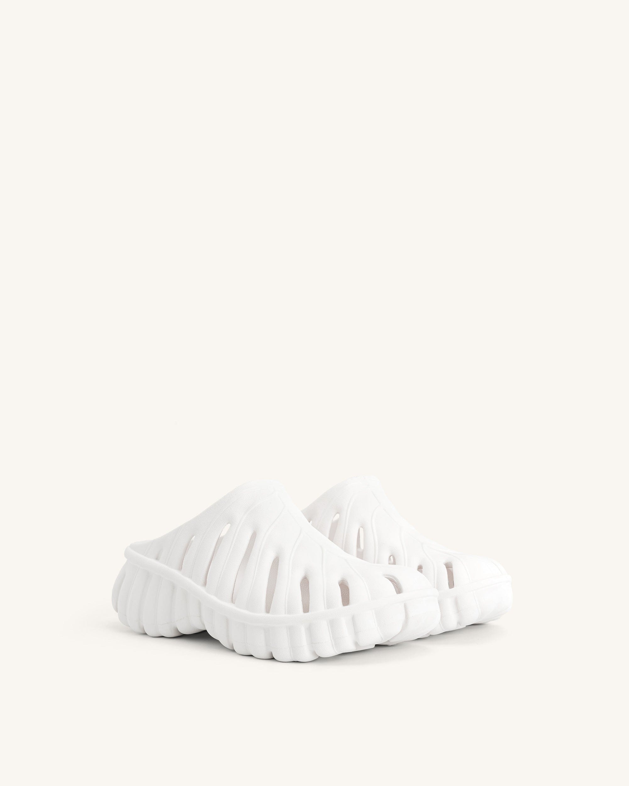 Jw Pei Tara Leaf Platform Clog White
