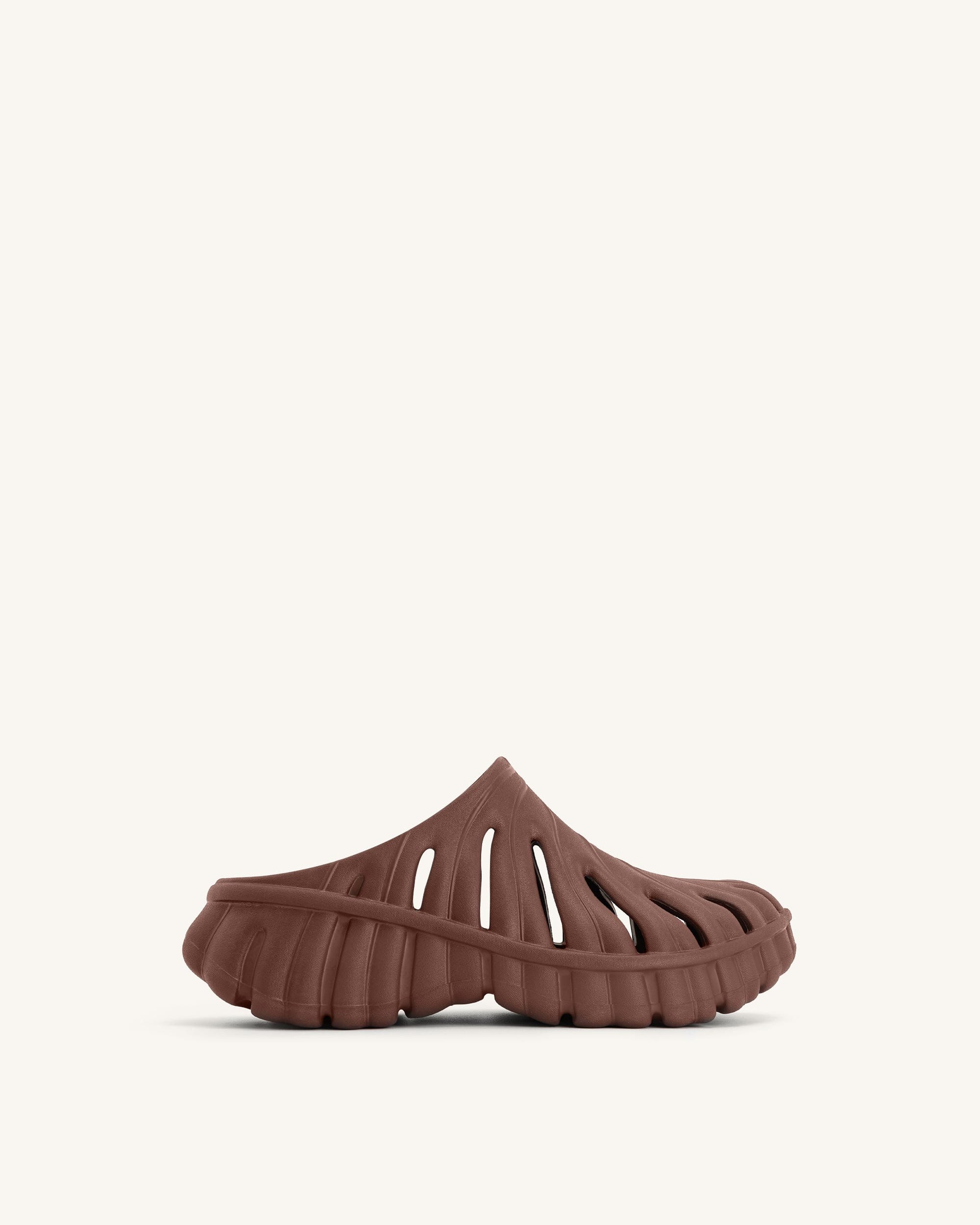 Jw Pei Tara Leaf Platform Clog Brown