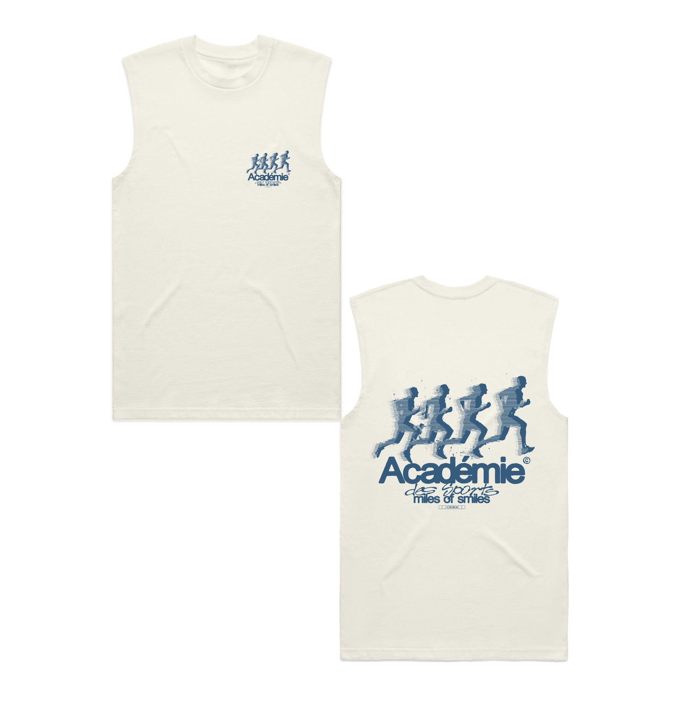 Vice 84 Leading Pack Active Tank - Ecru