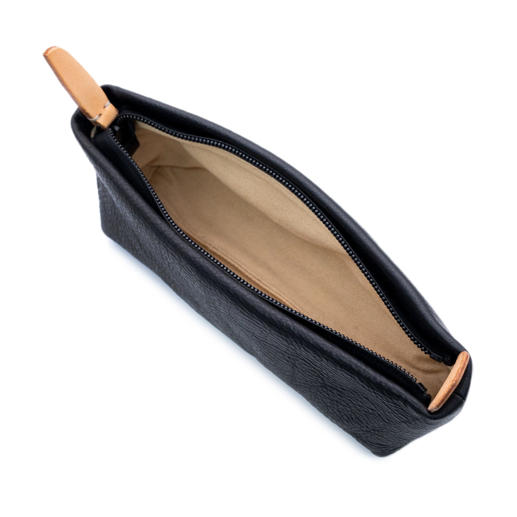 Miltat Leather Travel Watch Pouch with Zipper and Storage Compartments