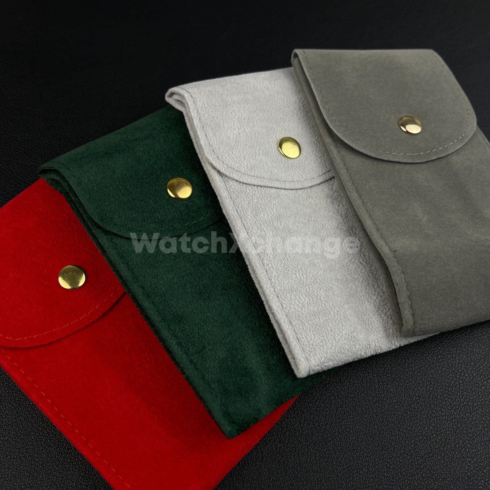 HANDMADE Velvet Watch Storage Pouch Bag Handmade Watch Case Travel Holder Container