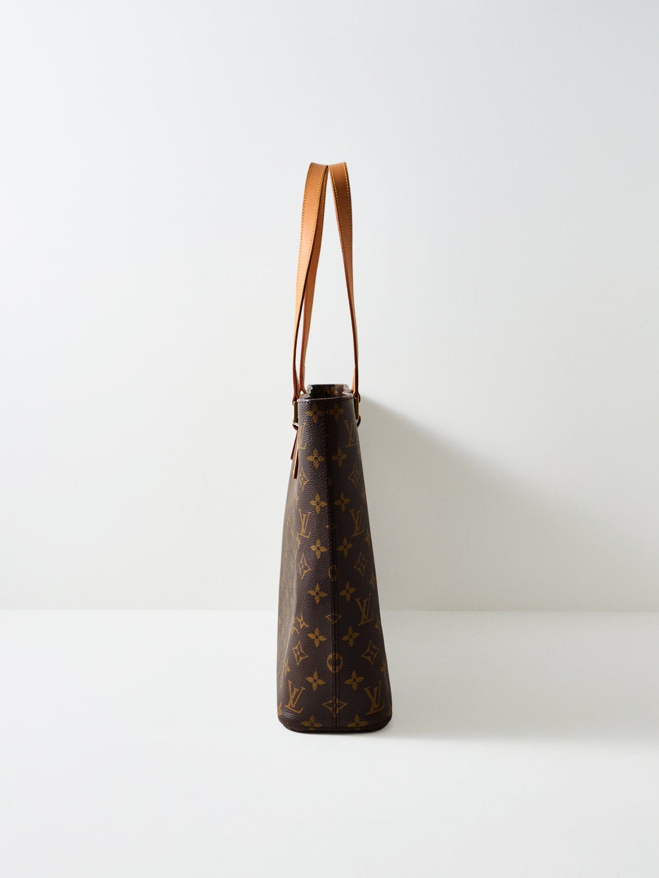 Leprix Vintage Monogram Luco Tote Bag Brown