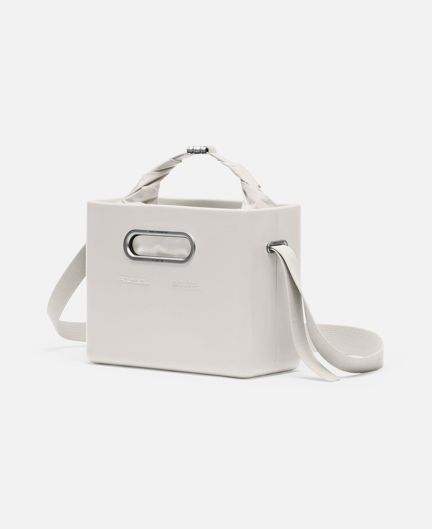 Parsel East West Tote - Small (White)