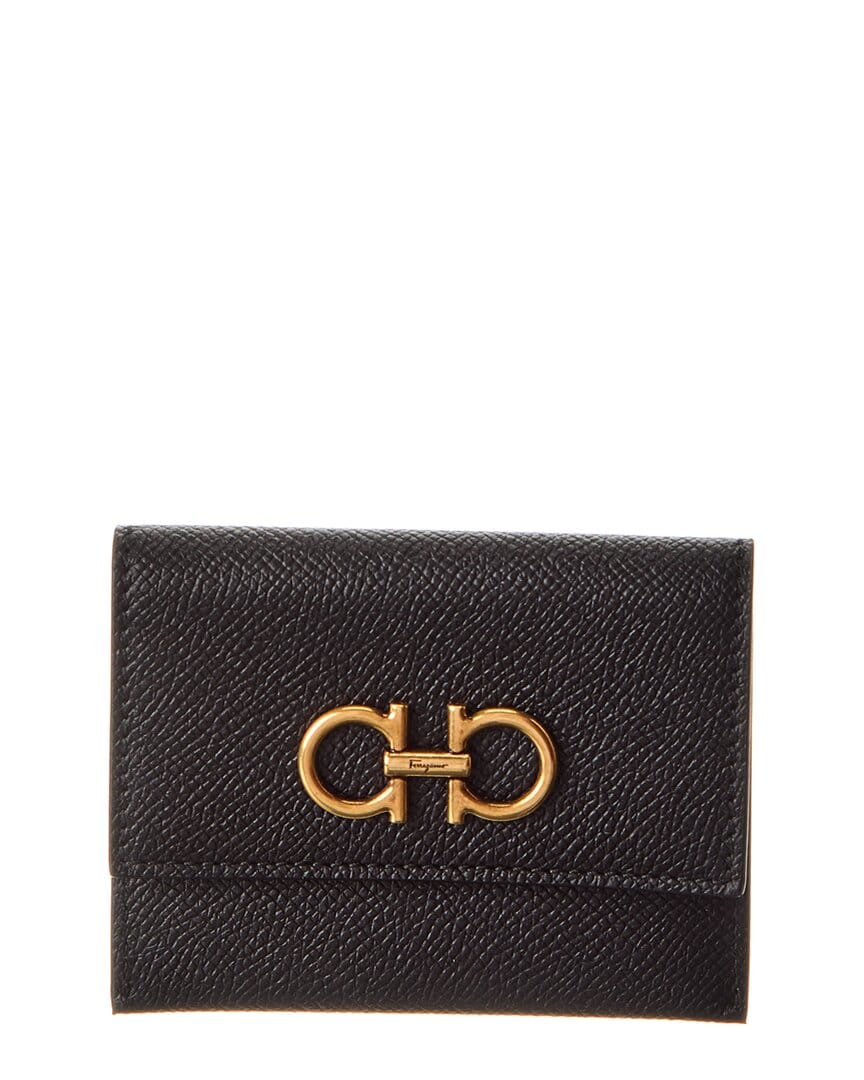 Ferragamo Gancini Leather Card Holder