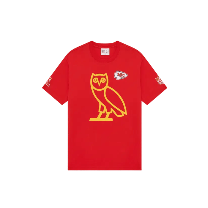 OVO T-Shirt NFL Kansas City Red
