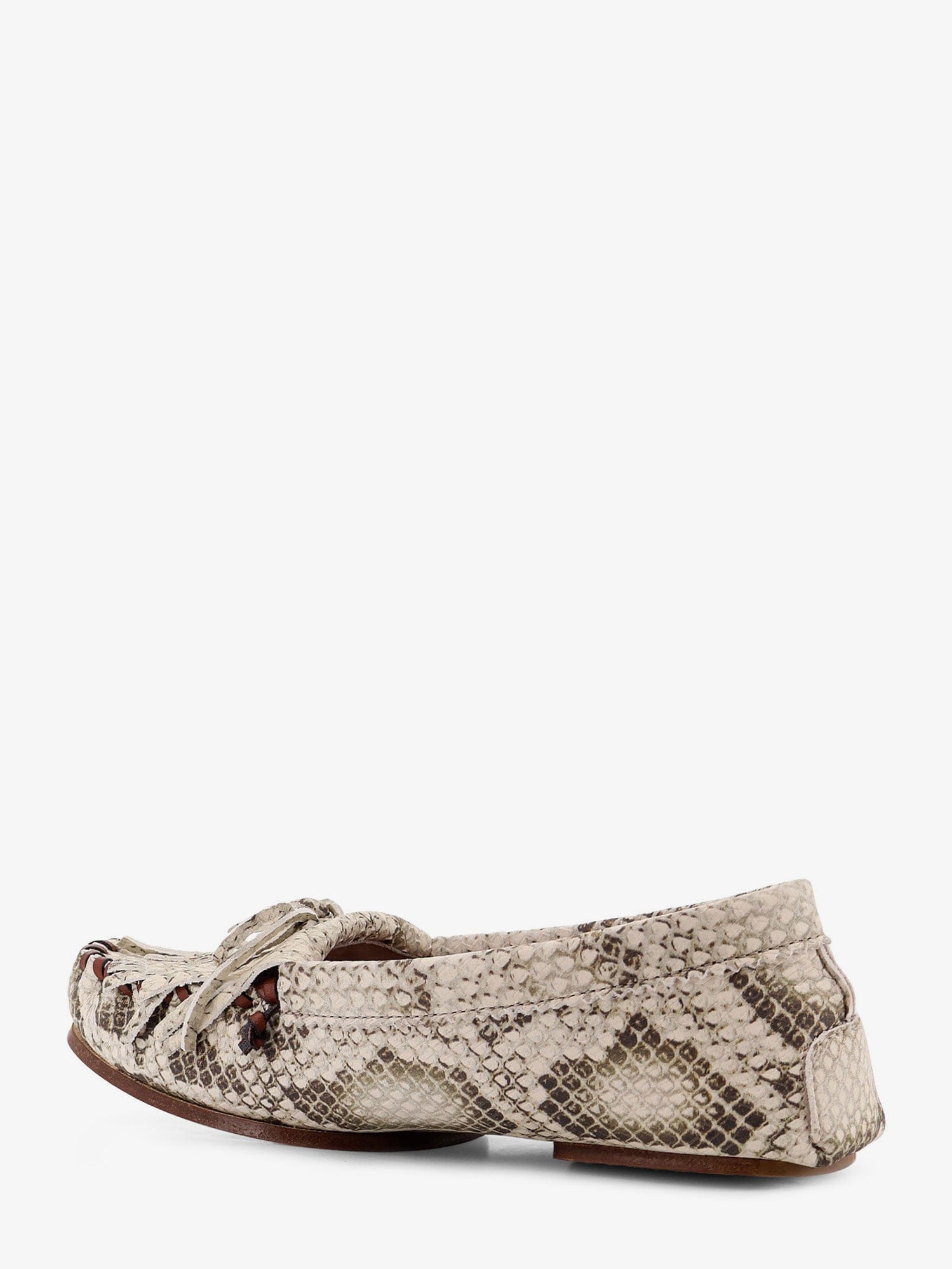PARIS TEXAS Indiana leather loafers with croco print