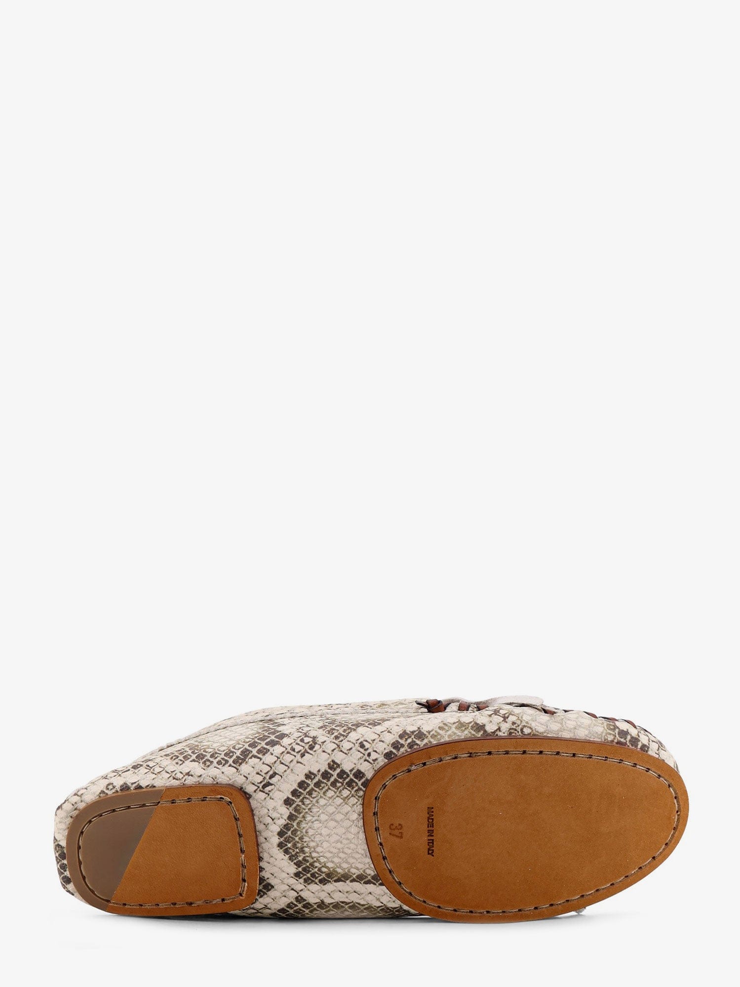 PARIS TEXAS Indiana leather loafers with croco print