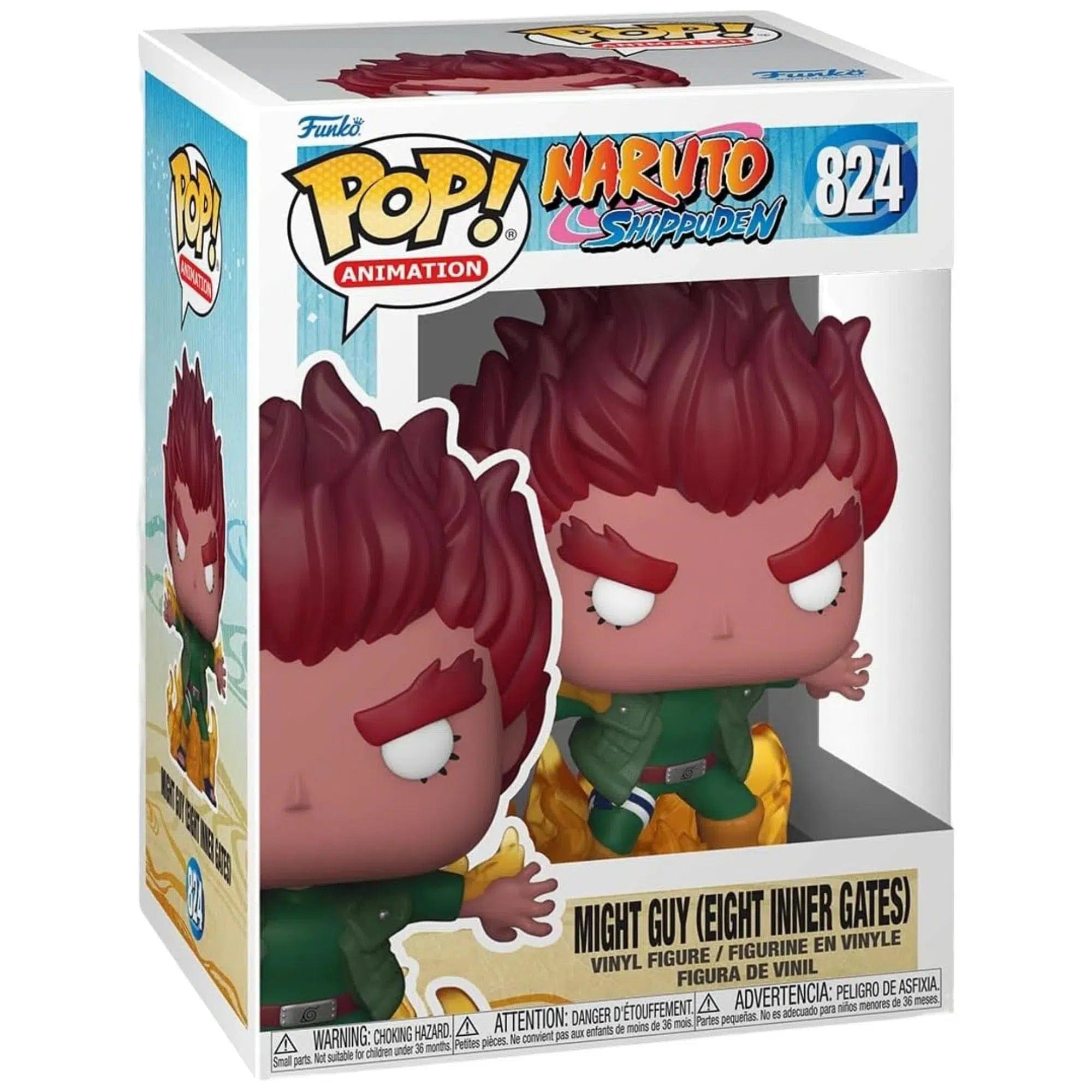 Funko Naruto Shippuden - Might Guy Figure (Eight Inner Gates Version) - Funko - POP! Animation Series (824)