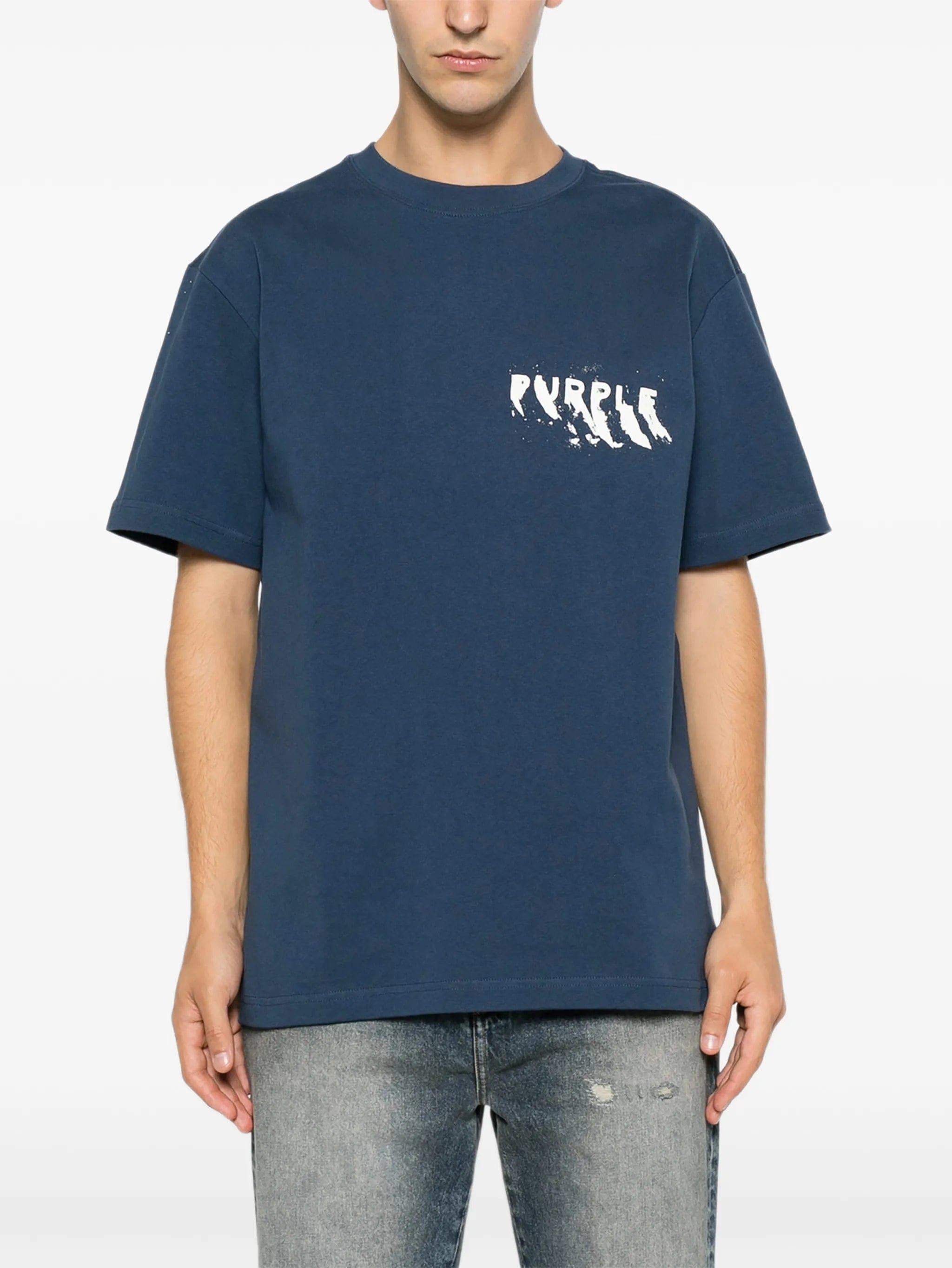 Purple Brand logo - print T - shirt