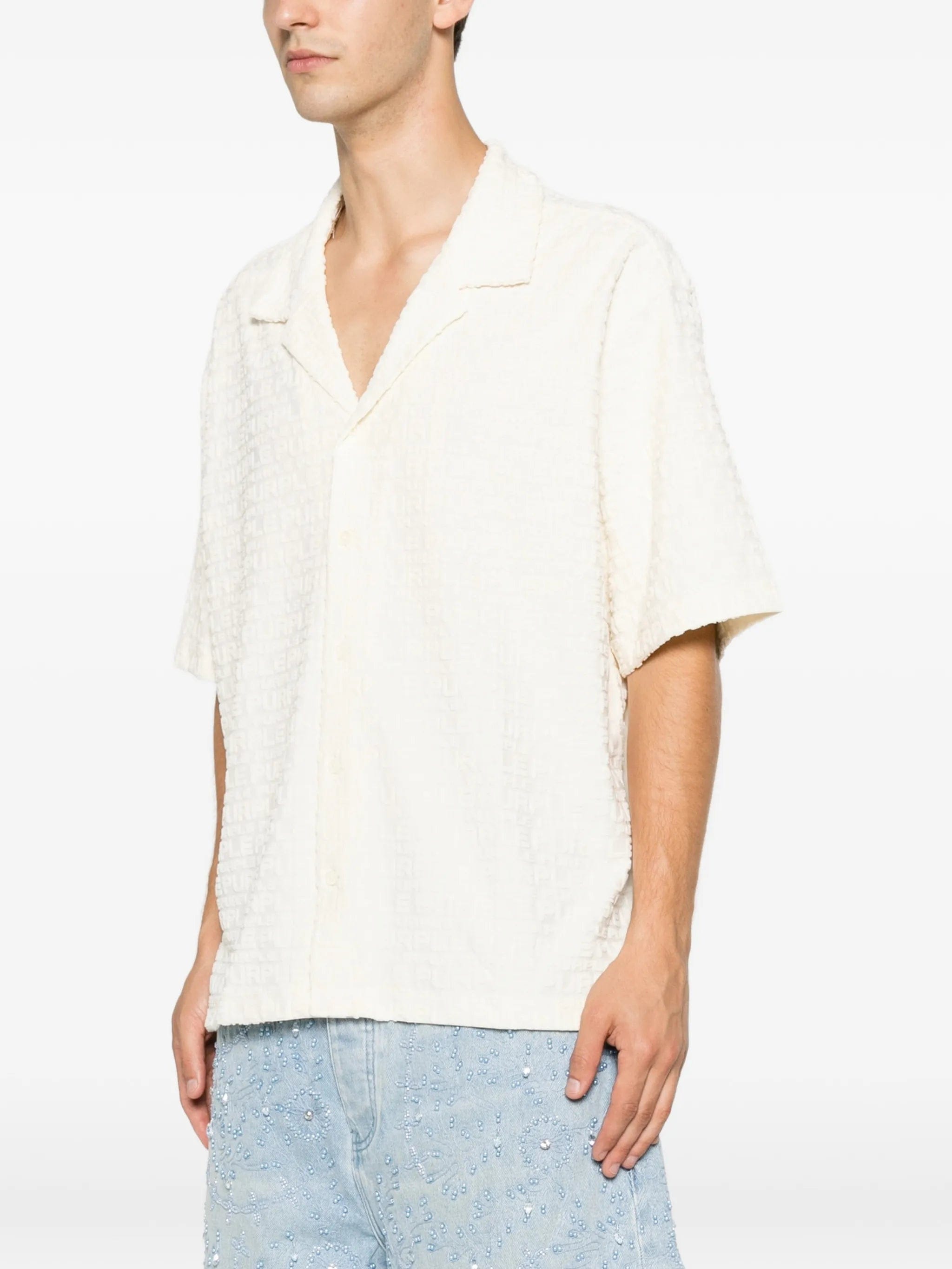 Purple Brand logo - embossed shirt
