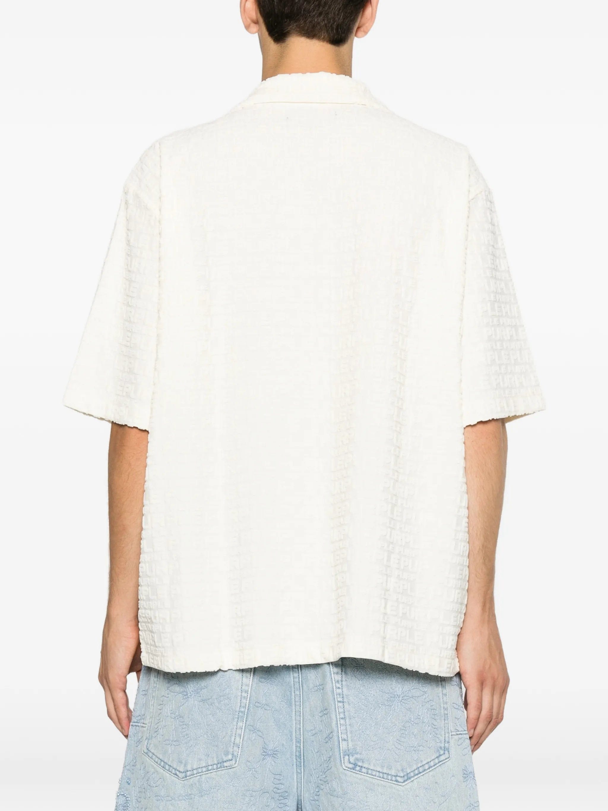 Purple Brand logo - embossed shirt