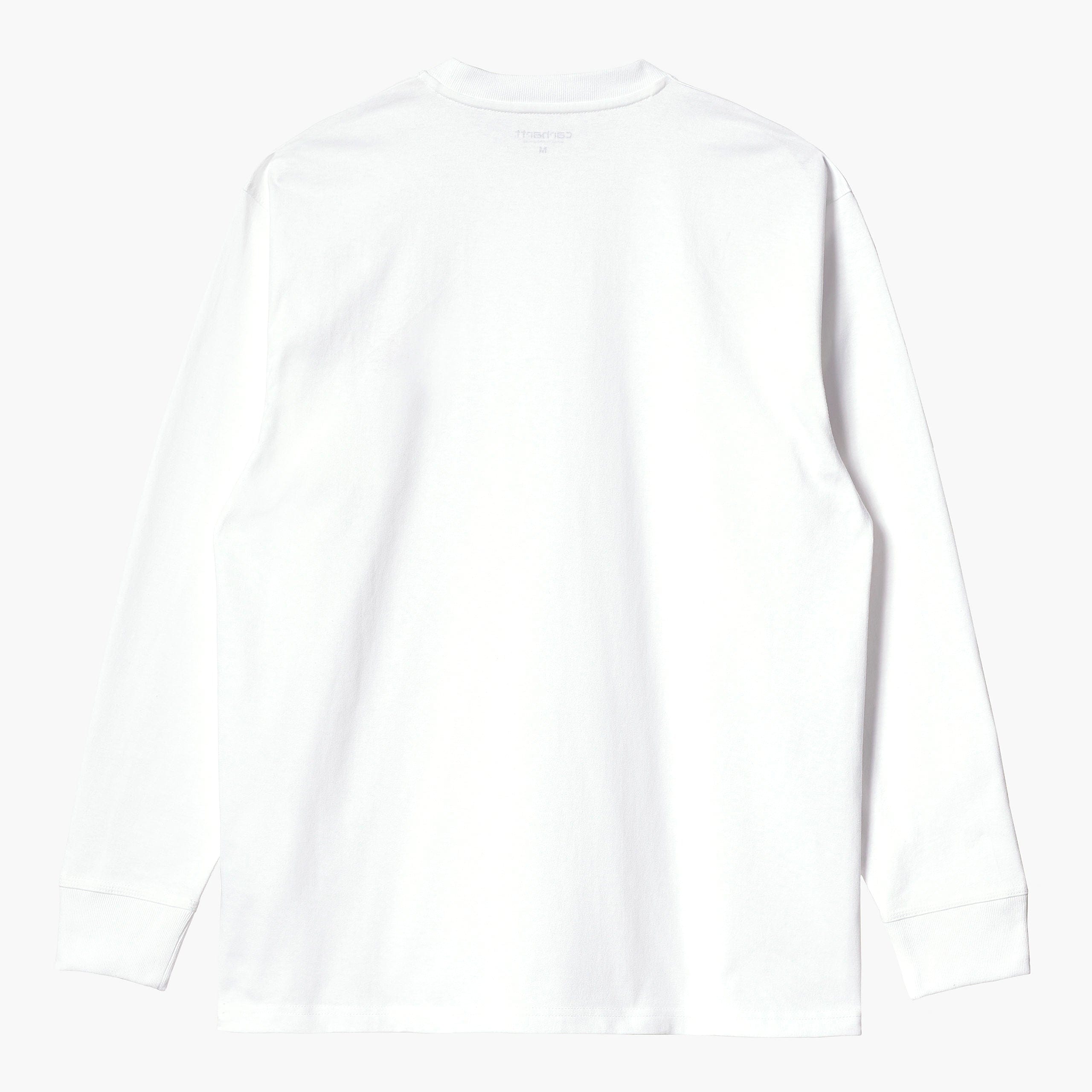 Carhartt WIP L/s American Script T - shirt White