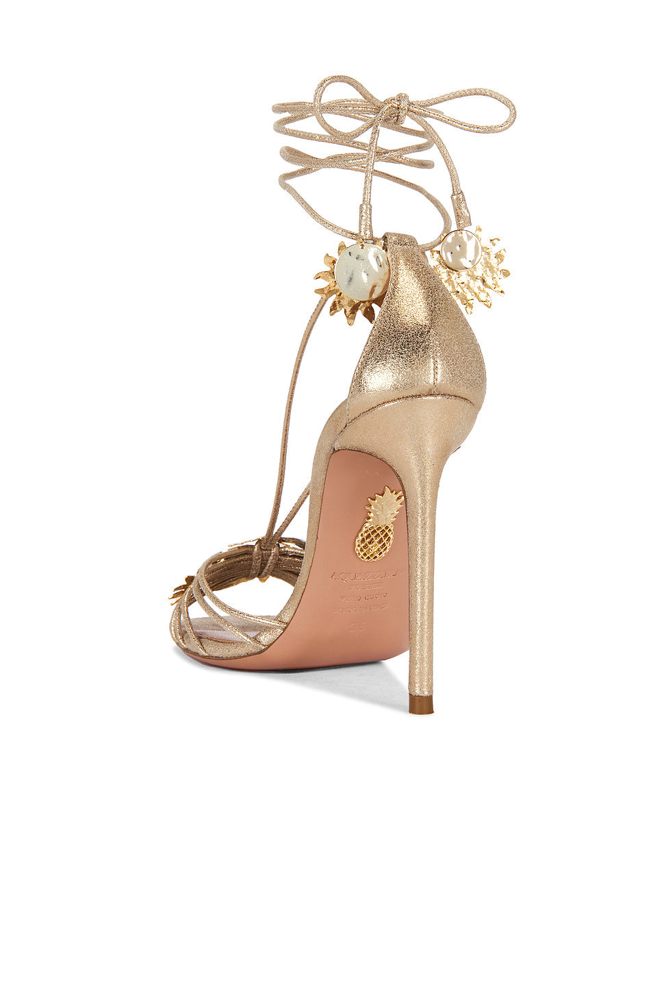 Aquazzura Night Stars Nappa 105 Sandal