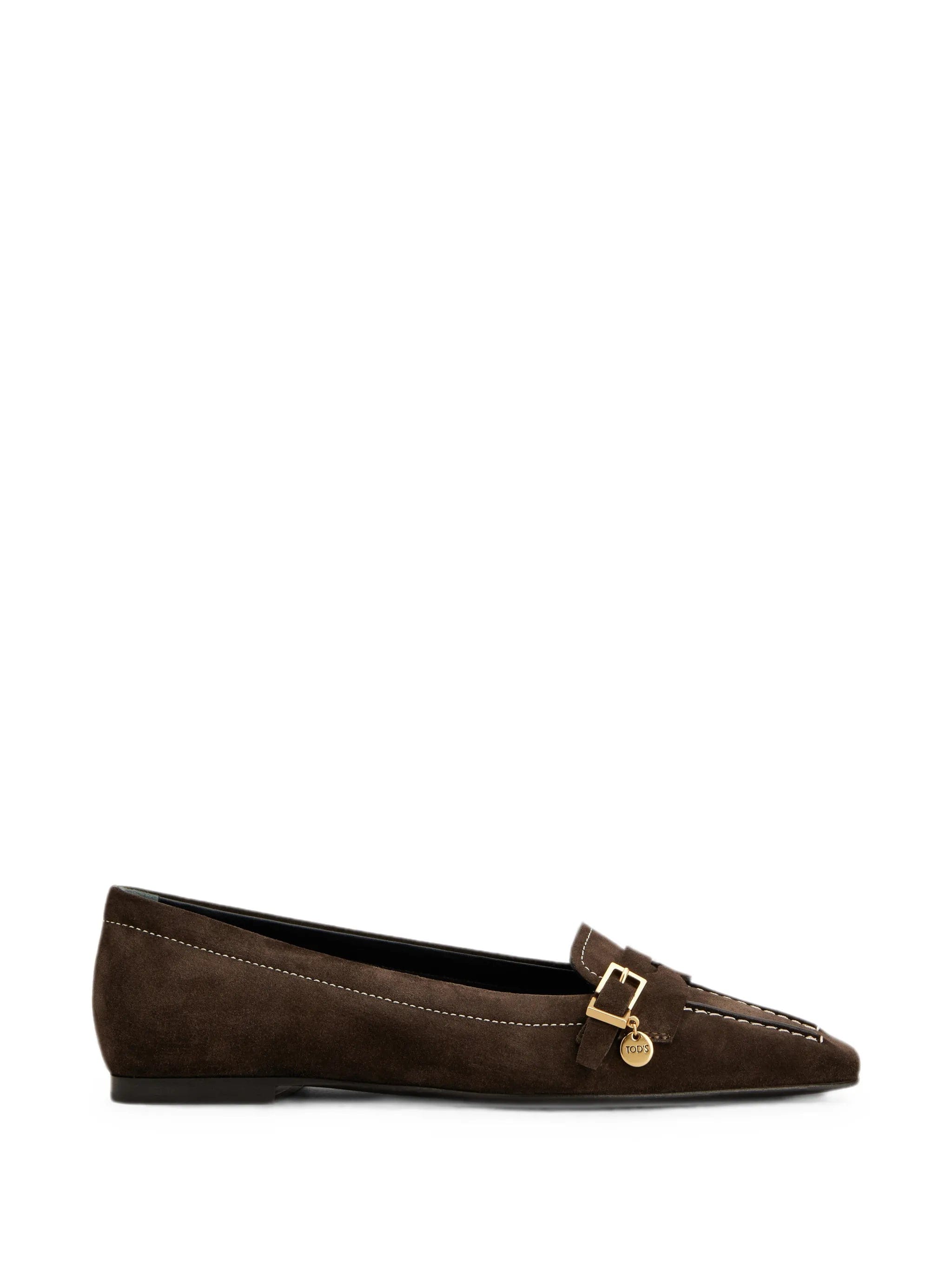 Tod's buckle - detail contrast - stitch loafers