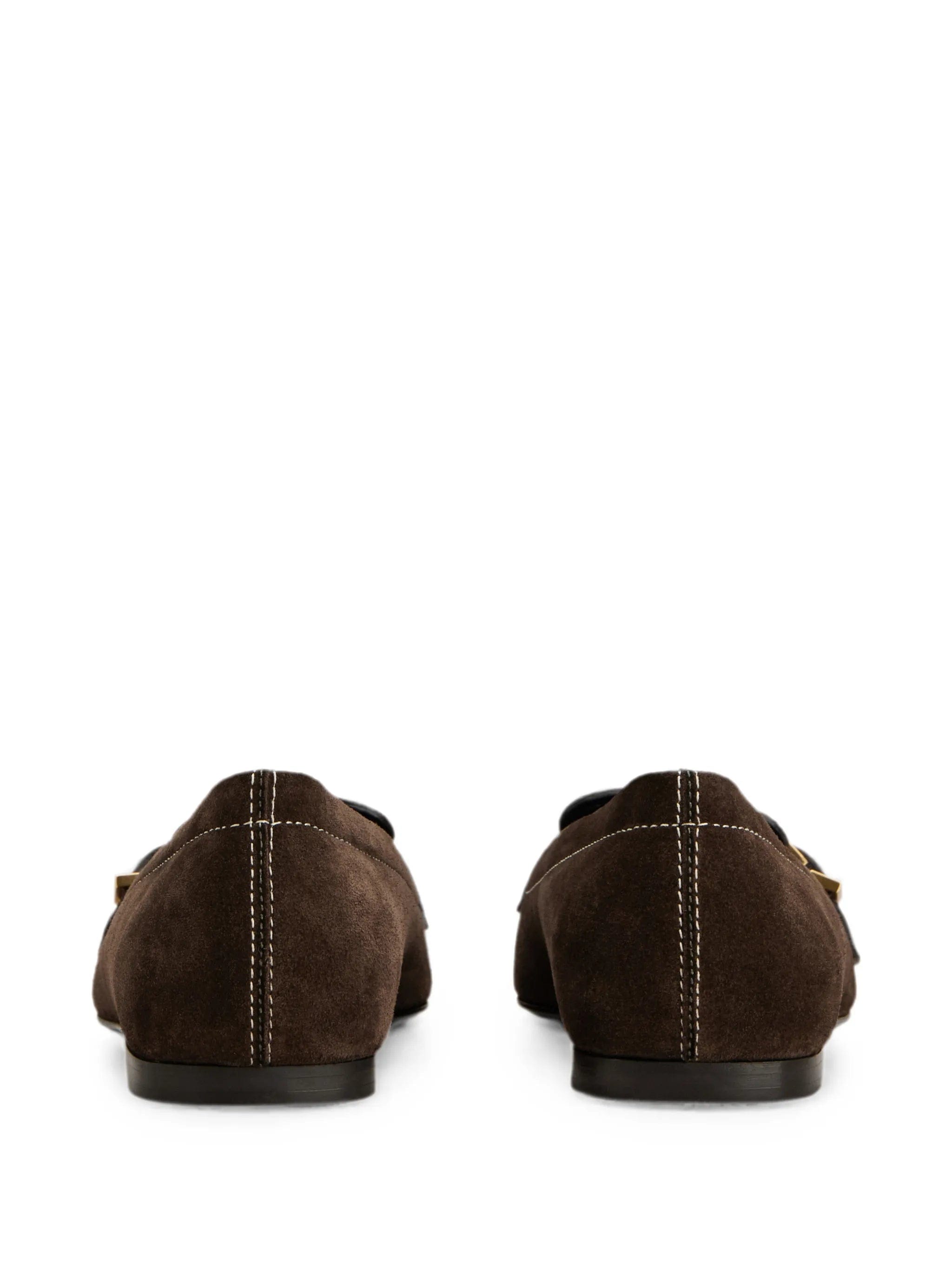 Tod's buckle - detail contrast - stitch loafers