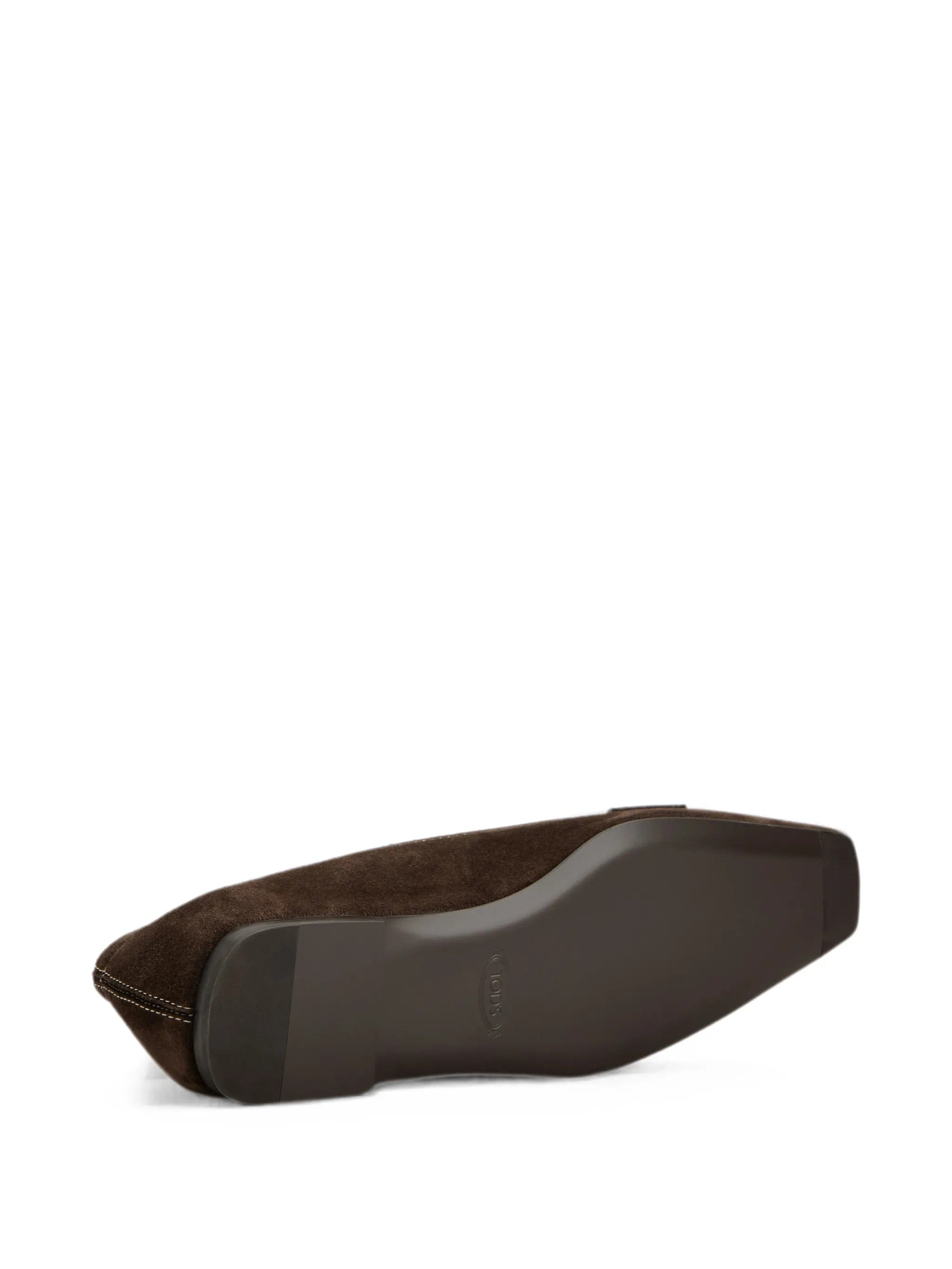 Tod's buckle - detail contrast - stitch loafers