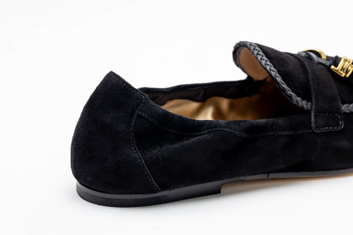 Tod's Feather Appliqué Loafers