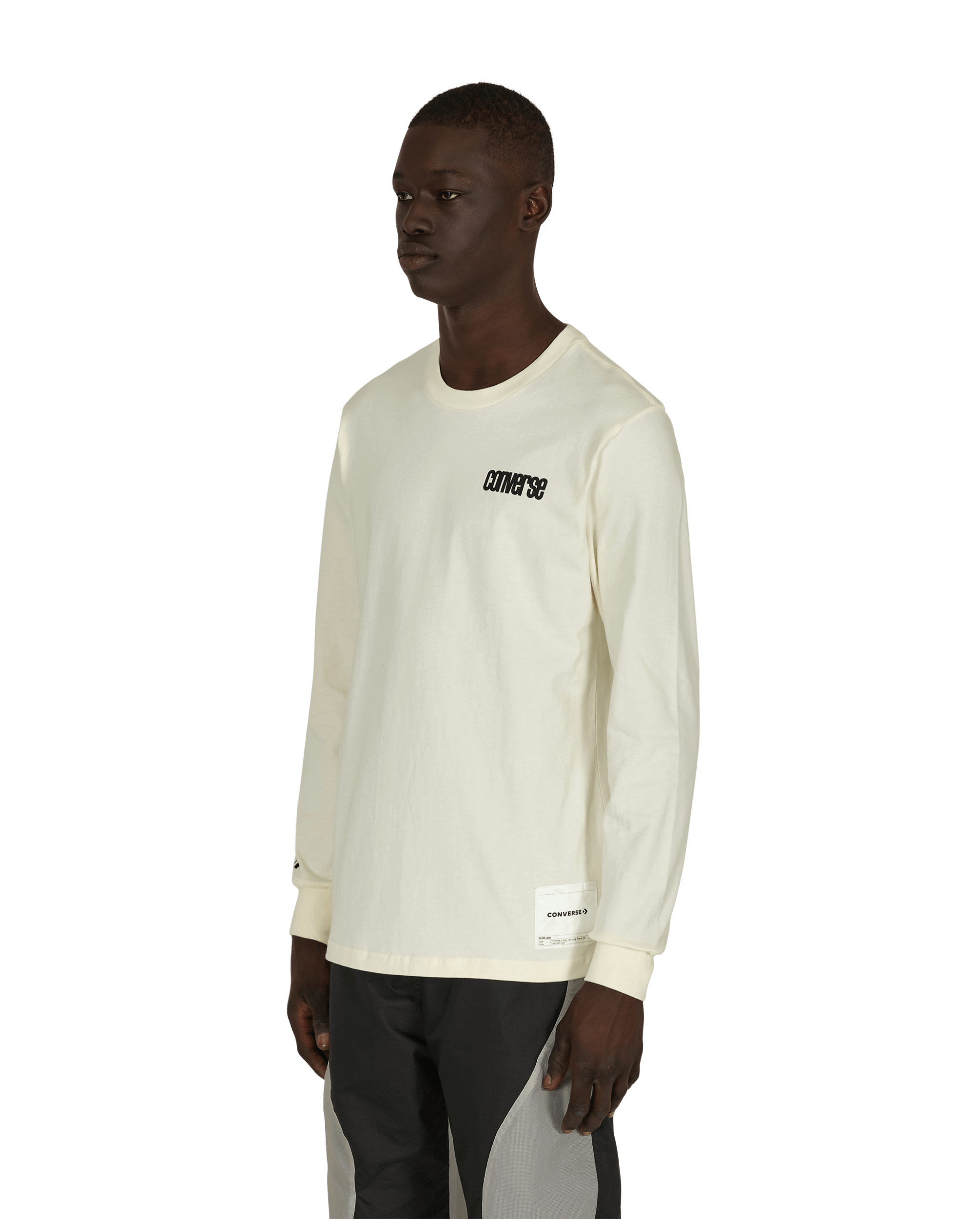 Converse Slam Jam Long Sleeve T - Shirt Beige