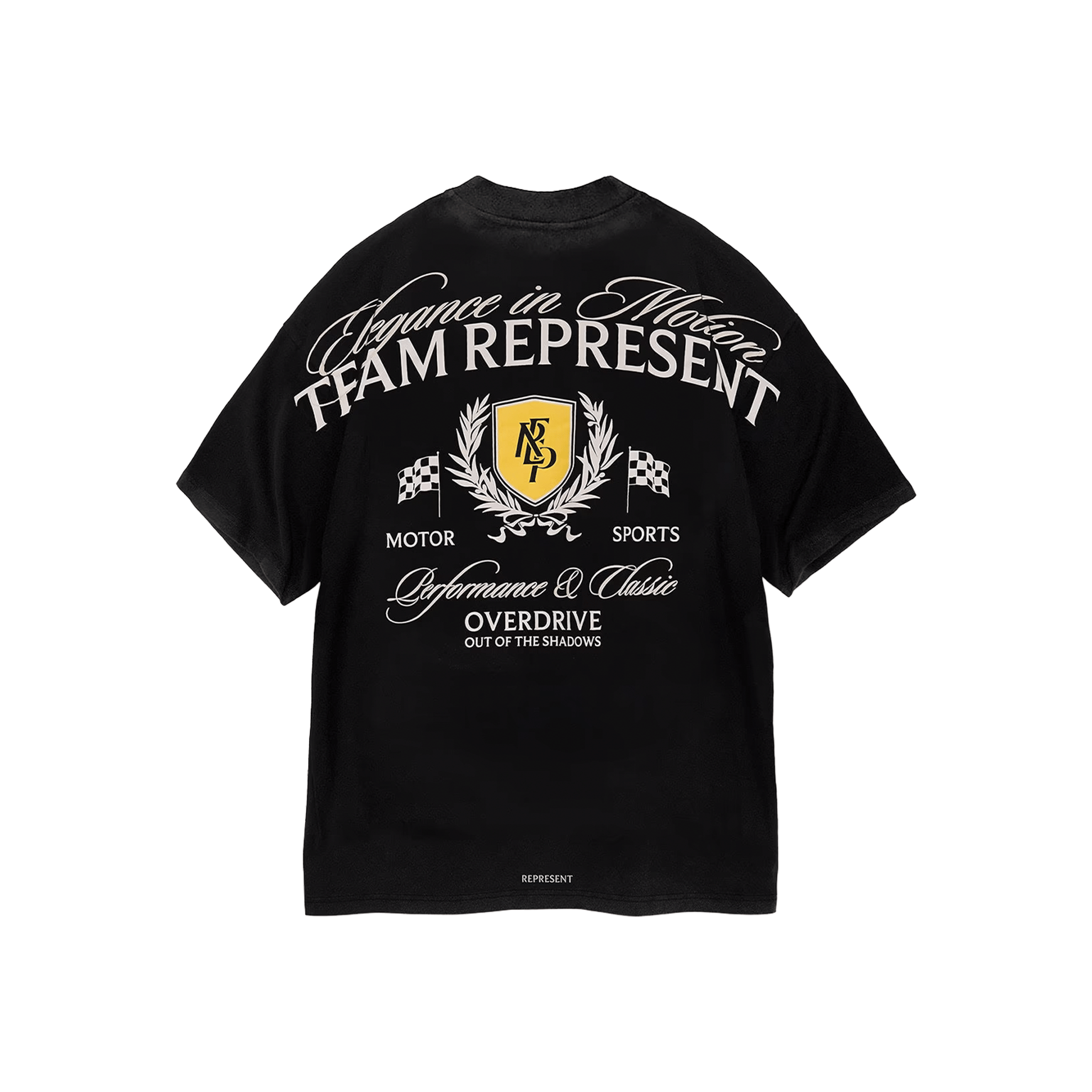 Represent Crest T-Shirt Vintage Black (SS25)