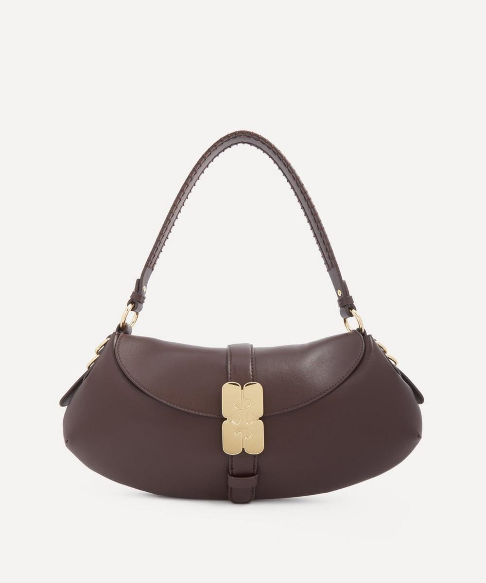 Ganni B - Kat Chicory Coffee Shoulder Bag