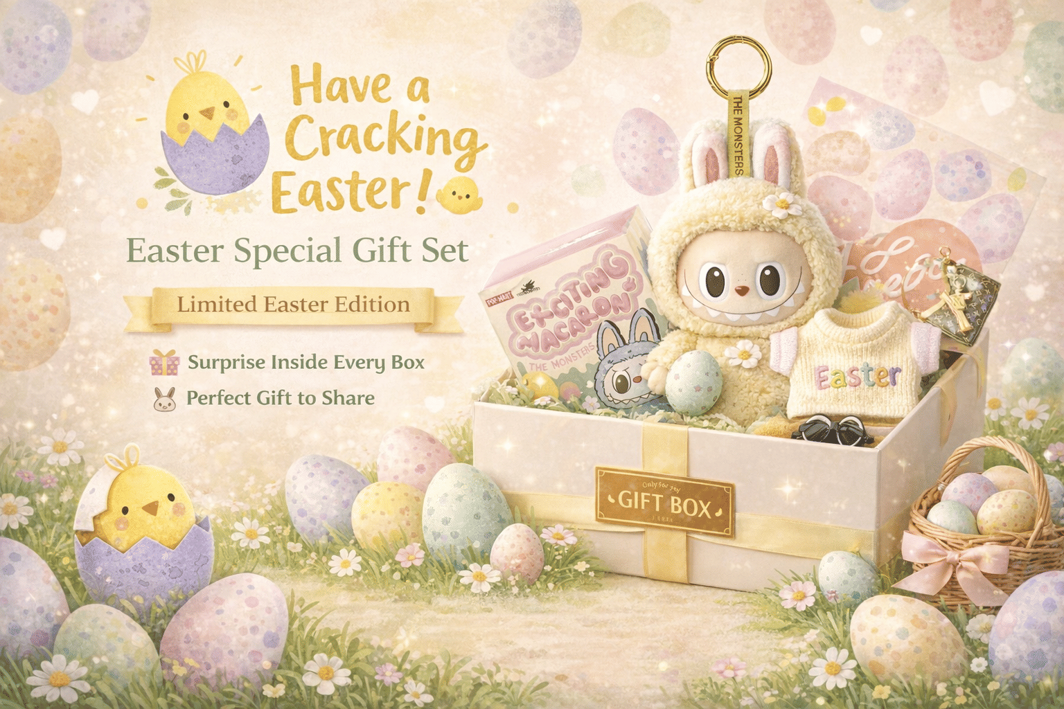 Limited Labubu Easter Special Gift Box π° | Limited Edition Surprise Set