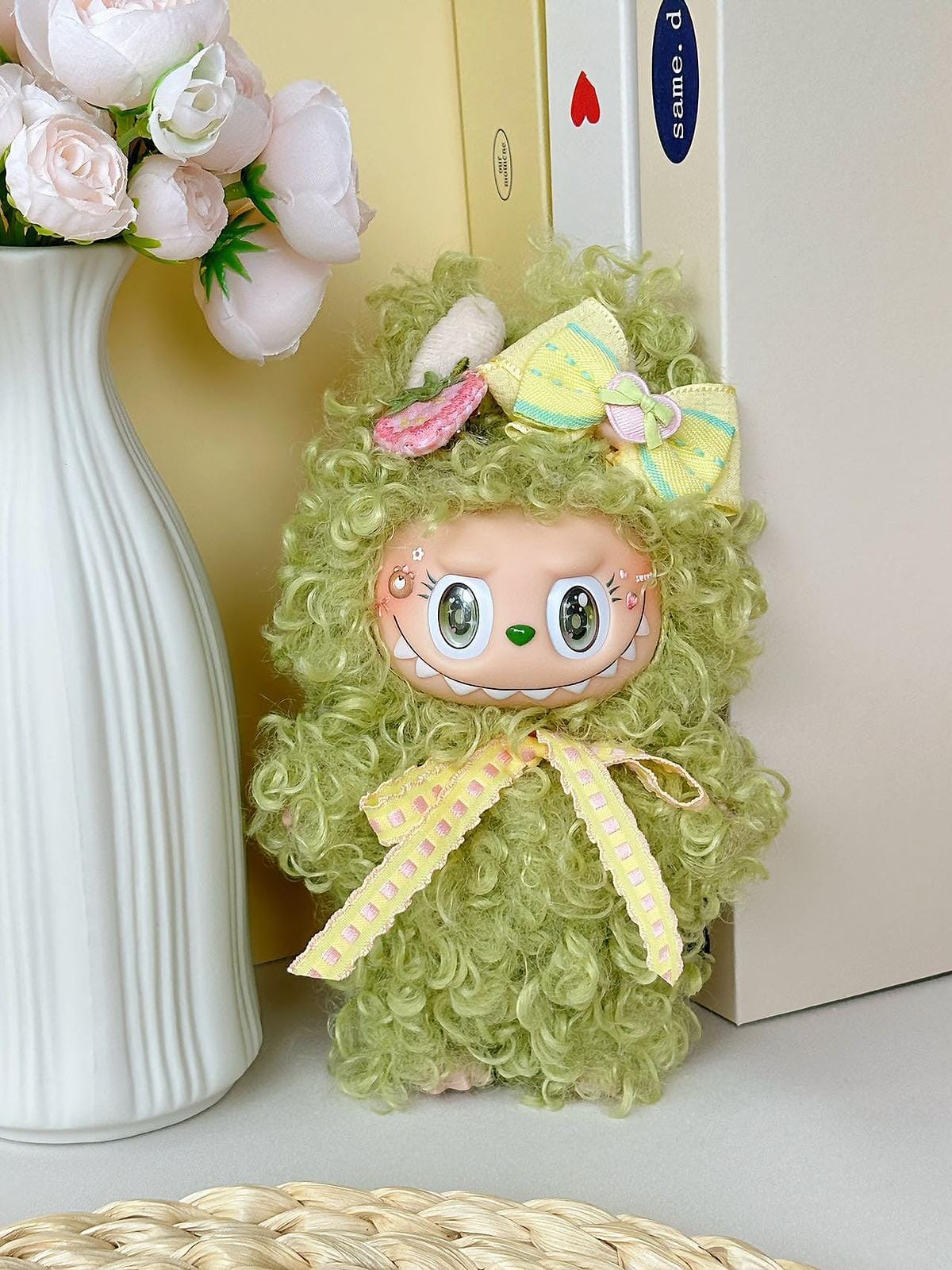 HANDMADE Green Fantasy Labubu – Handmade Plush Doll