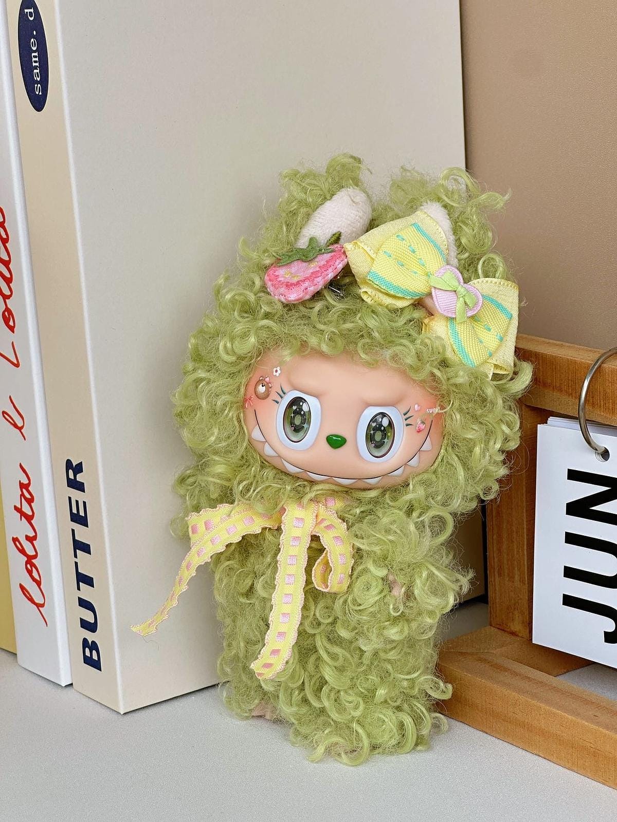 HANDMADE Green Fantasy Labubu – Handmade Plush Doll