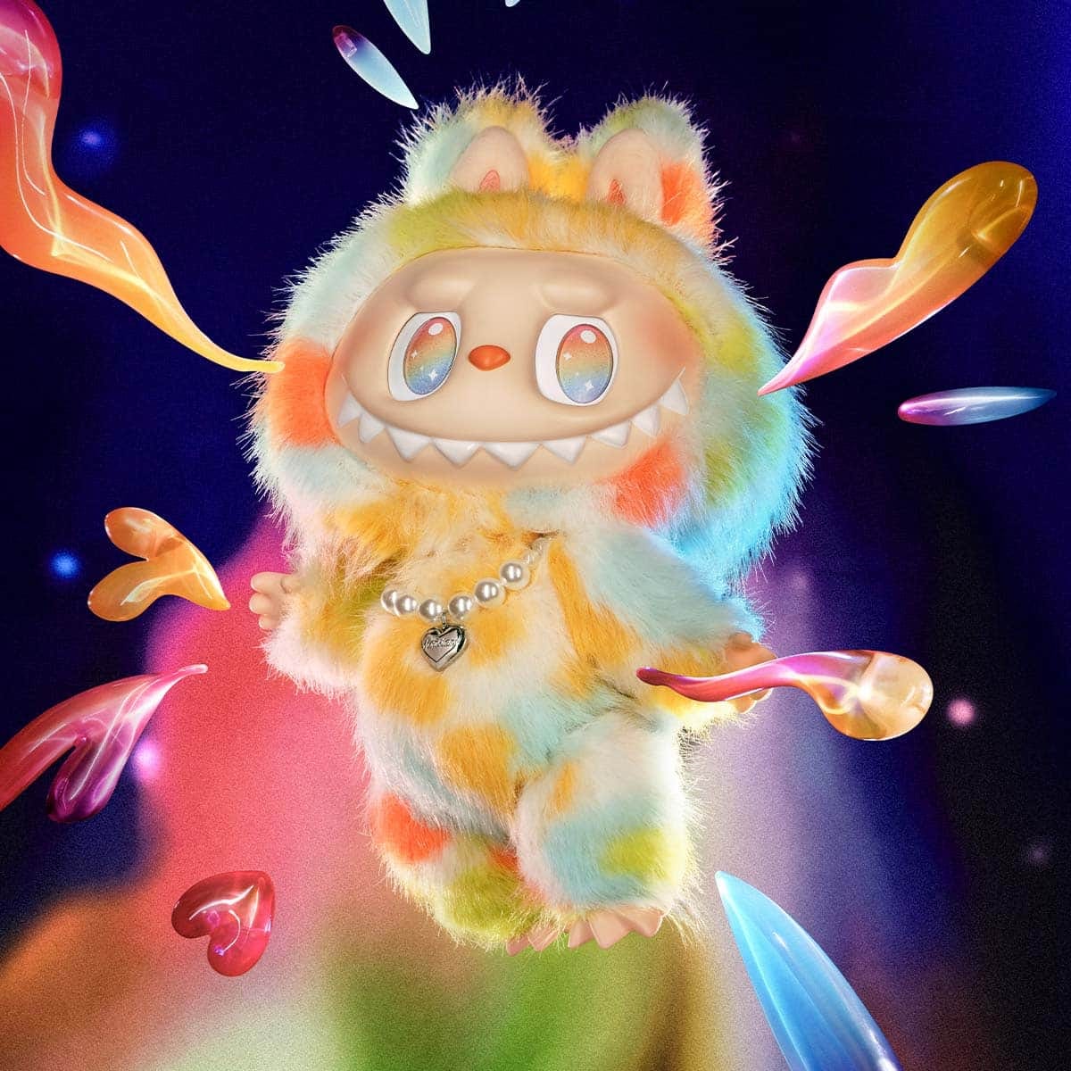 Pop Mart (labubu) The Monsters Big Into Energy - Series Rock The Universe Vinyl Plush Doll